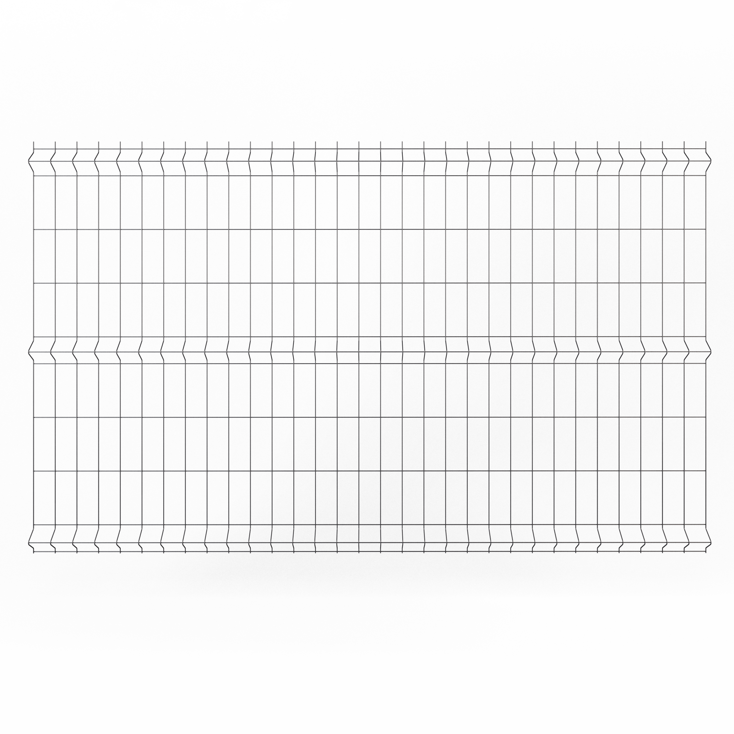 Panel ogrodzeniowy Vera 3D 153x250 cm czarny Wiśniowski