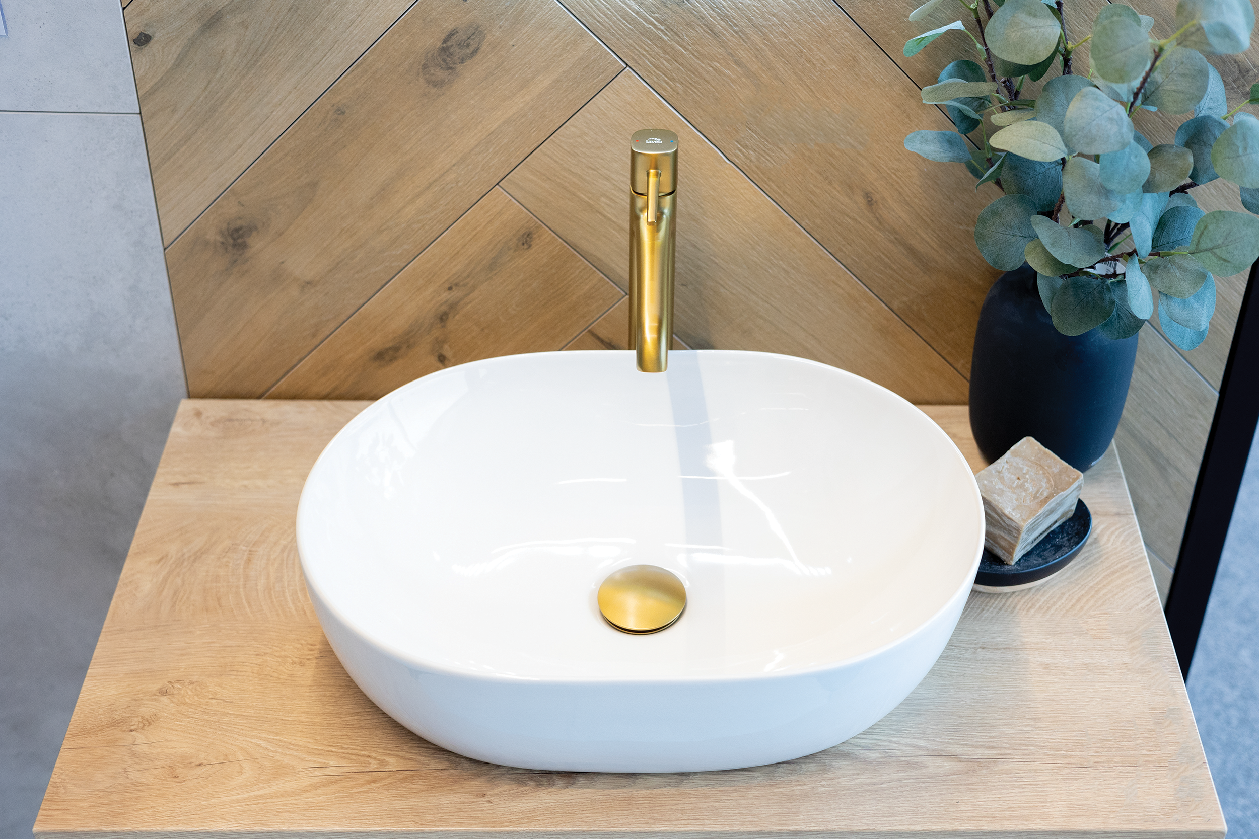 Umywalka ceramiczna nablatowa Lomami 35x48.5x13.5 cm biała - 5