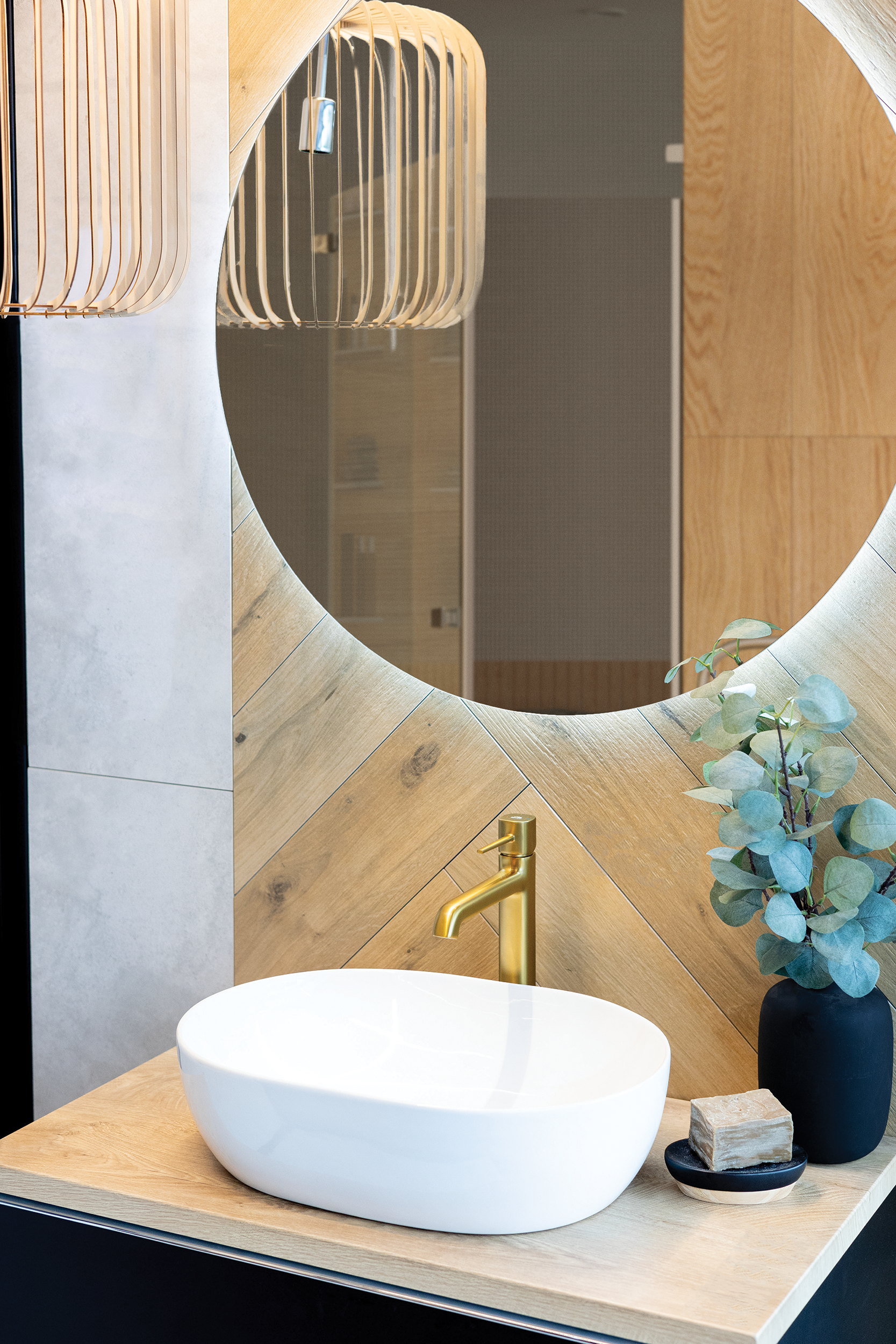 Umywalka ceramiczna nablatowa Lomami 35x48.5x13.5 cm biała - 4