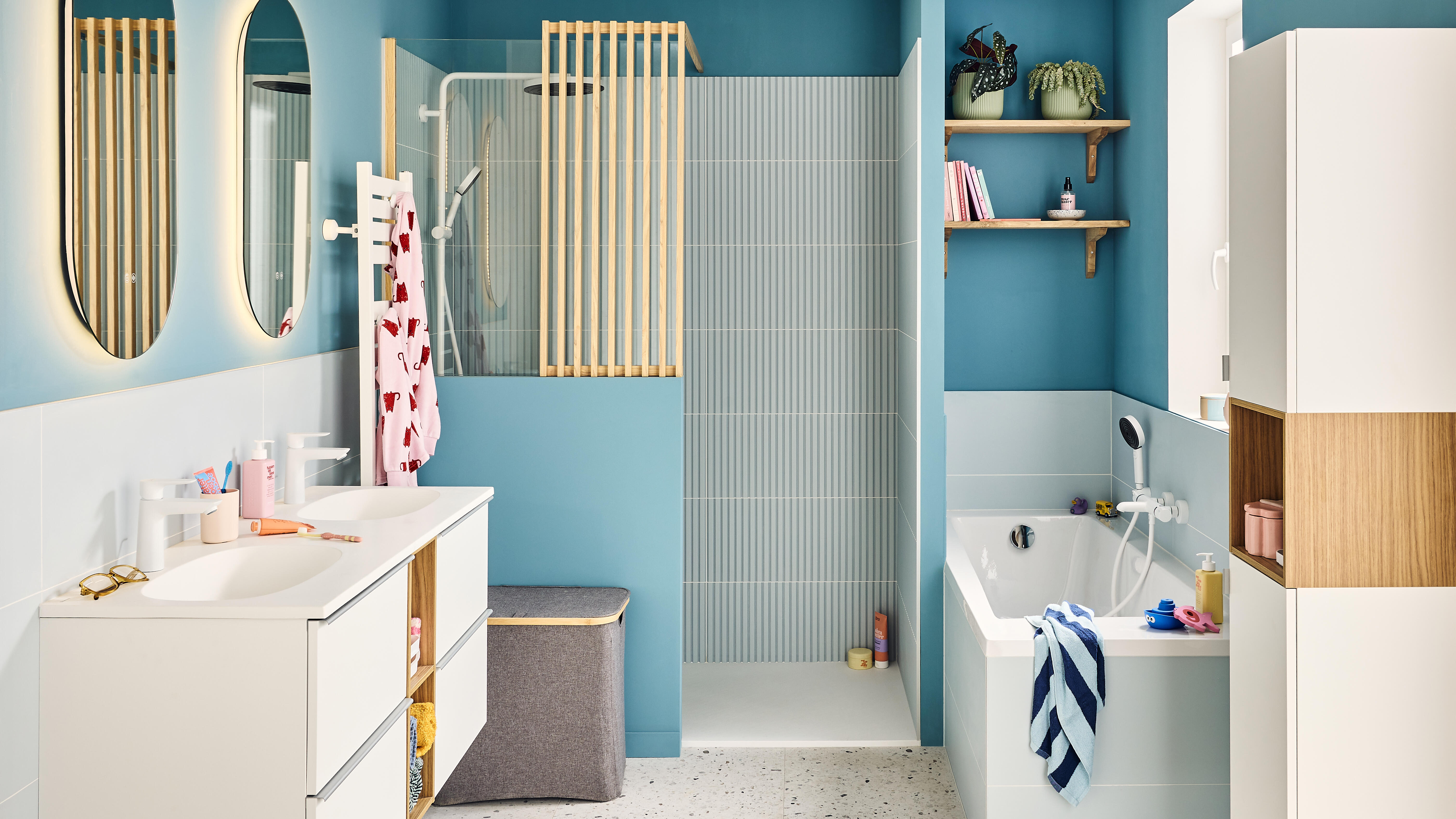 Baignoire rectangulaire L.170x l.70 cm blanc, SENSEA Access design - 5