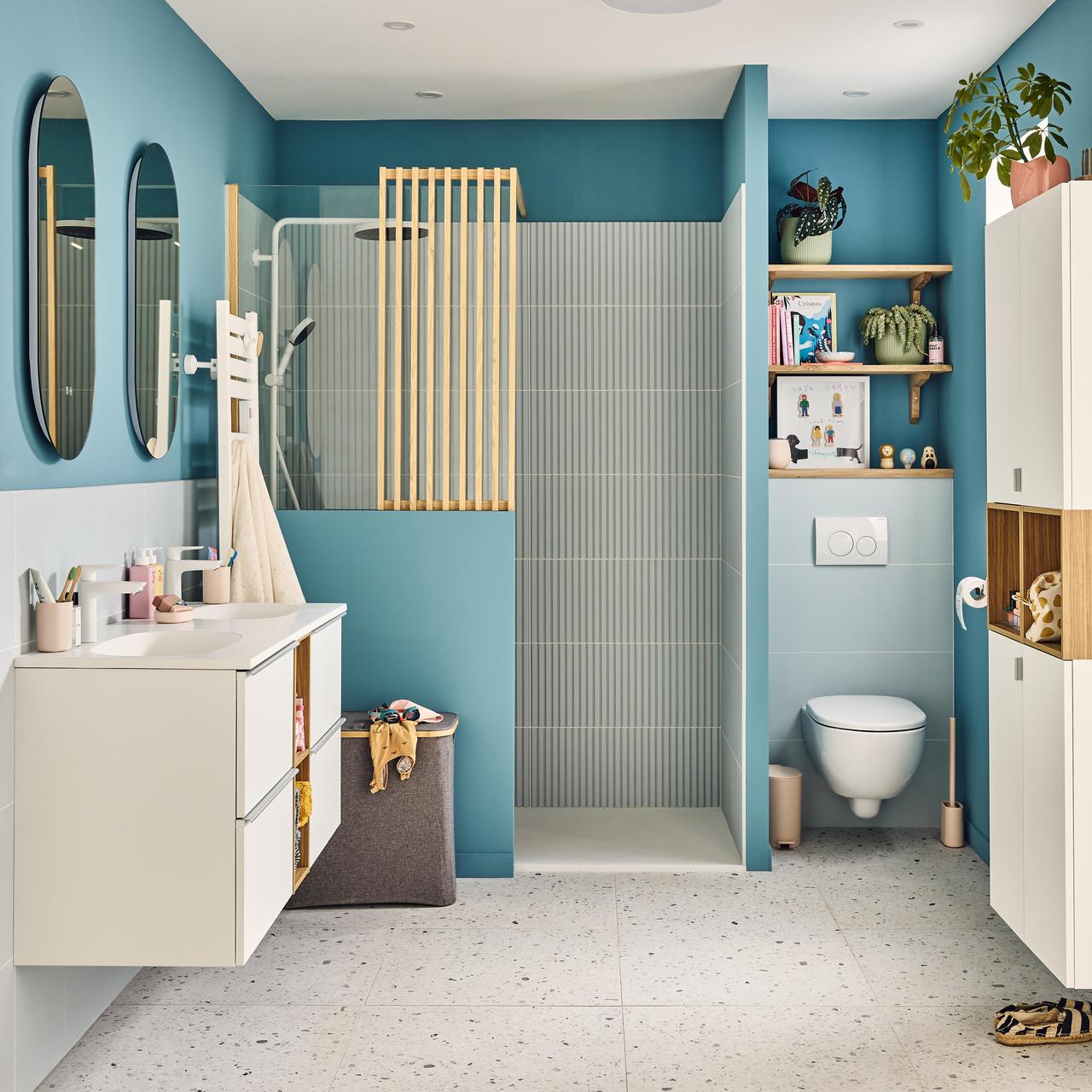 Diapositive La salle de bains Design, ambiance nordique