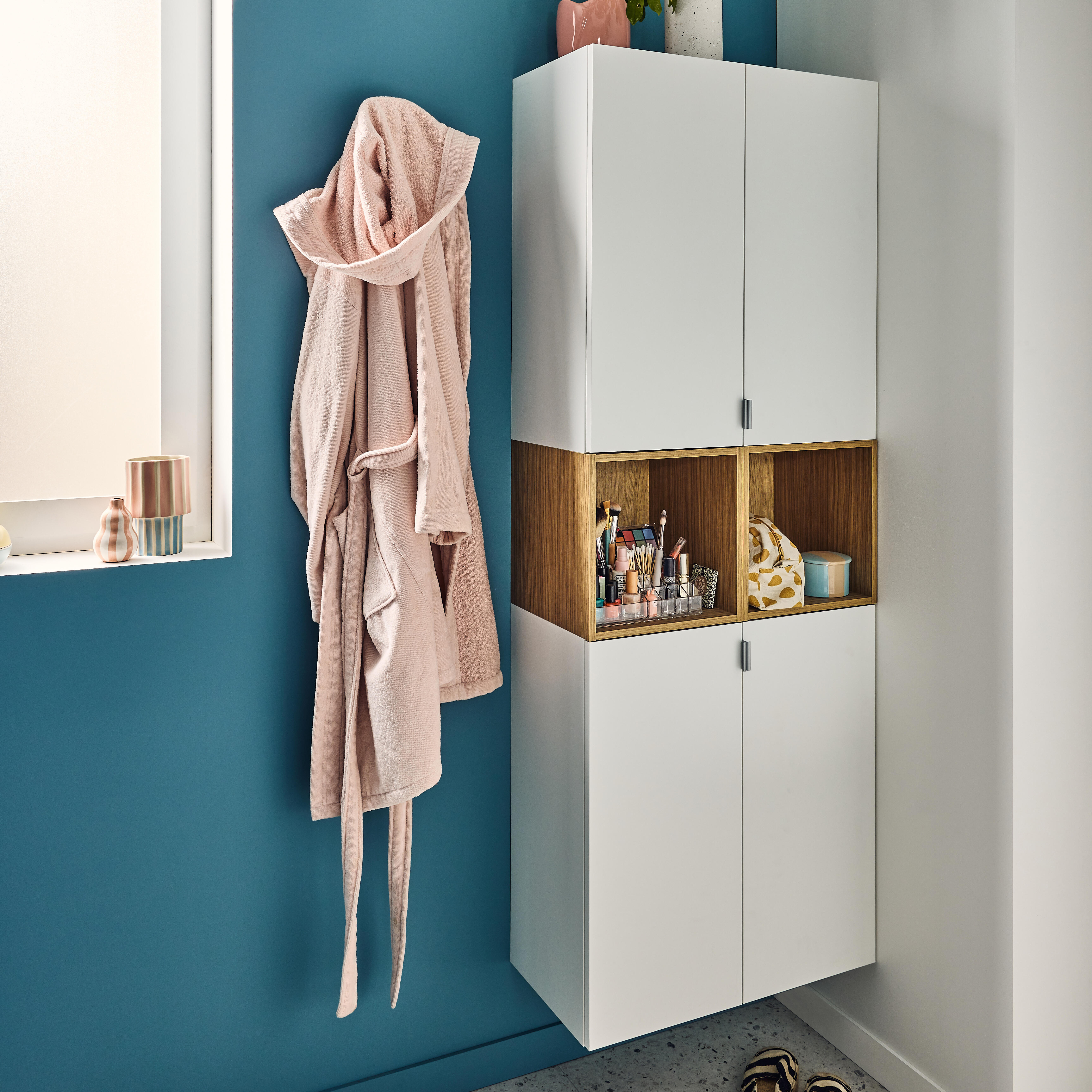 Columna de baño Modern marrón 30x161.6x30 cm - 5