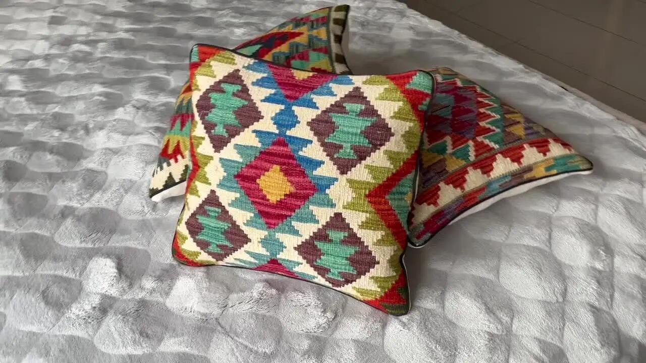 Almofada decorativa HERAT 45X45CM MULTICOR - 4