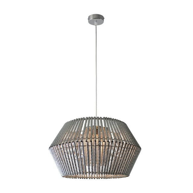 Lámpara de techo de 1 luz Salomon D45 cm gris