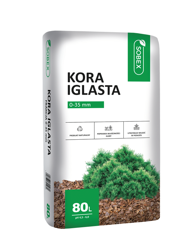 Kora iglasta 0-35mm 80l Sobex