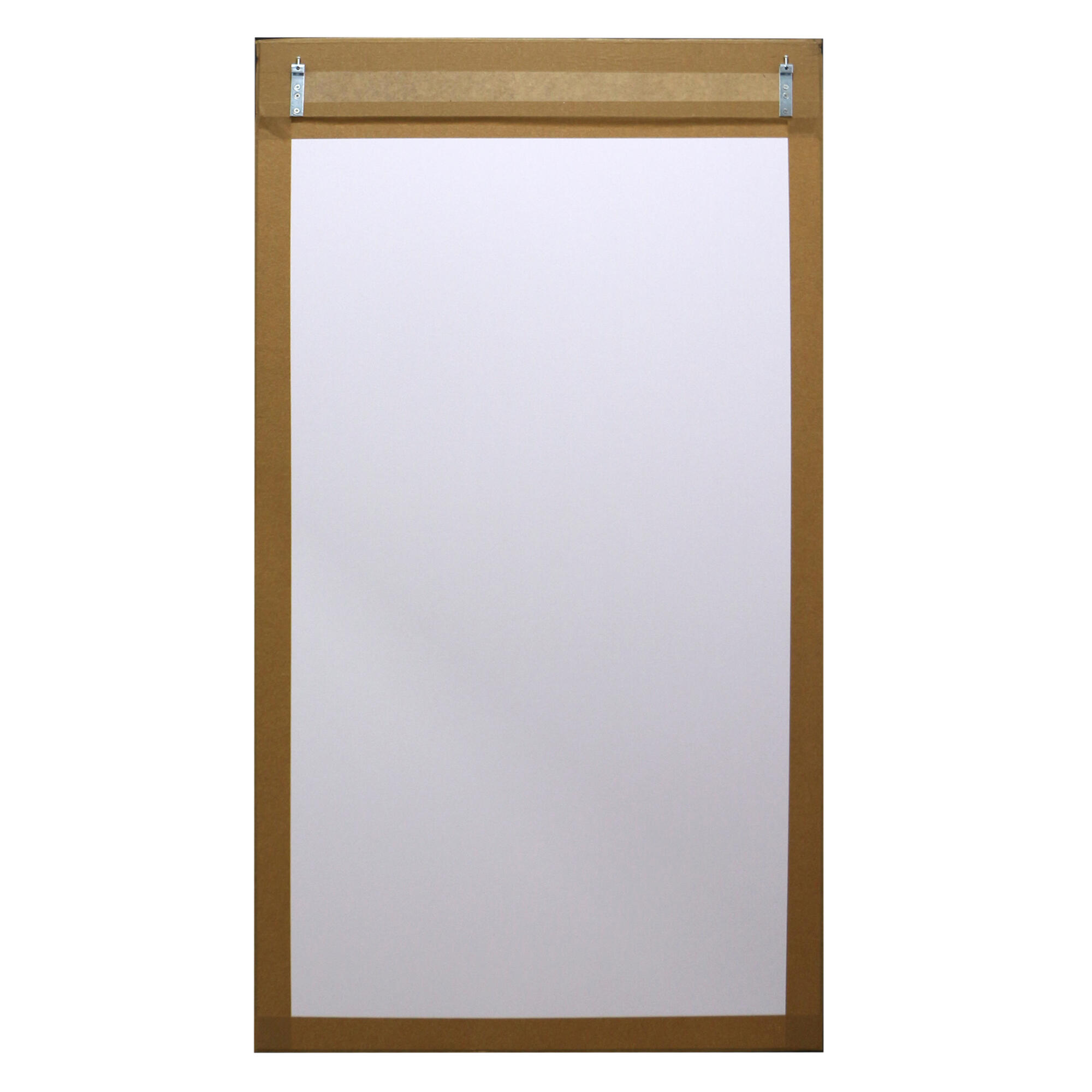Espejo enmarcado de pared rectangular Palillería madera negro satinado de 66 x 133 cm. Apto para baños. - 7