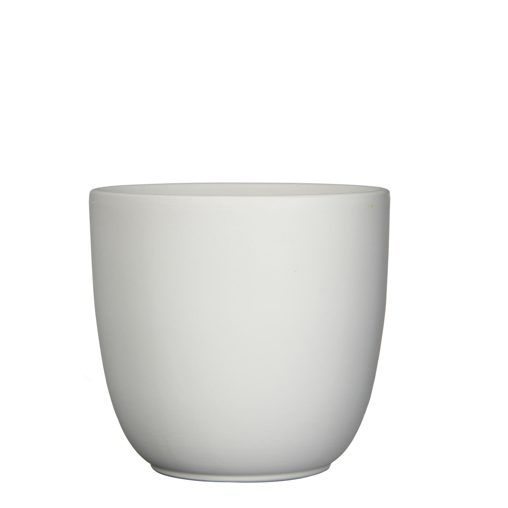 Maceta red tusca blanco mate 29x31 cm