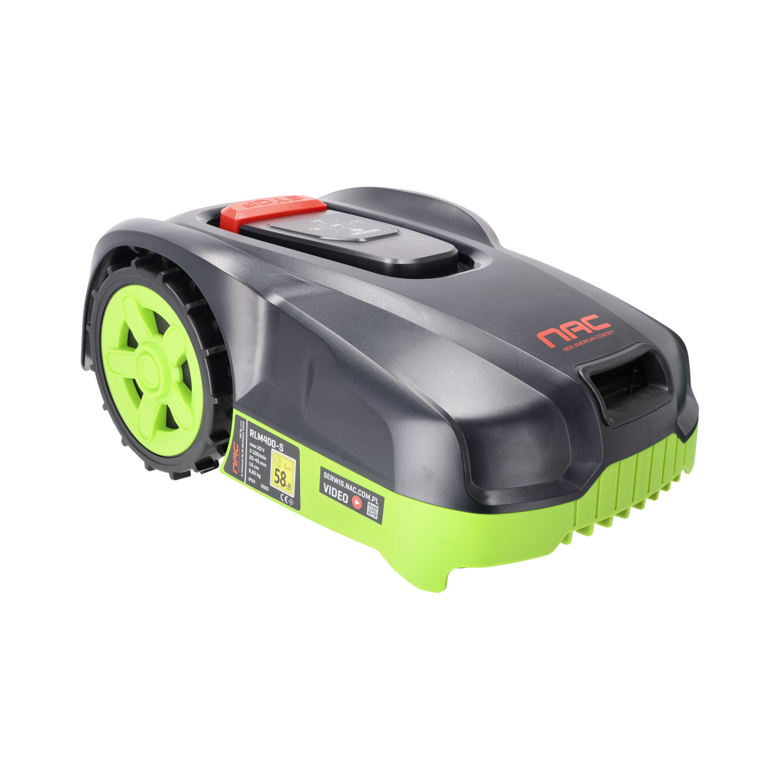Robot koszący Nac RLM400-S 16cm 400m2 20V 2Ah - Leroy Merlin