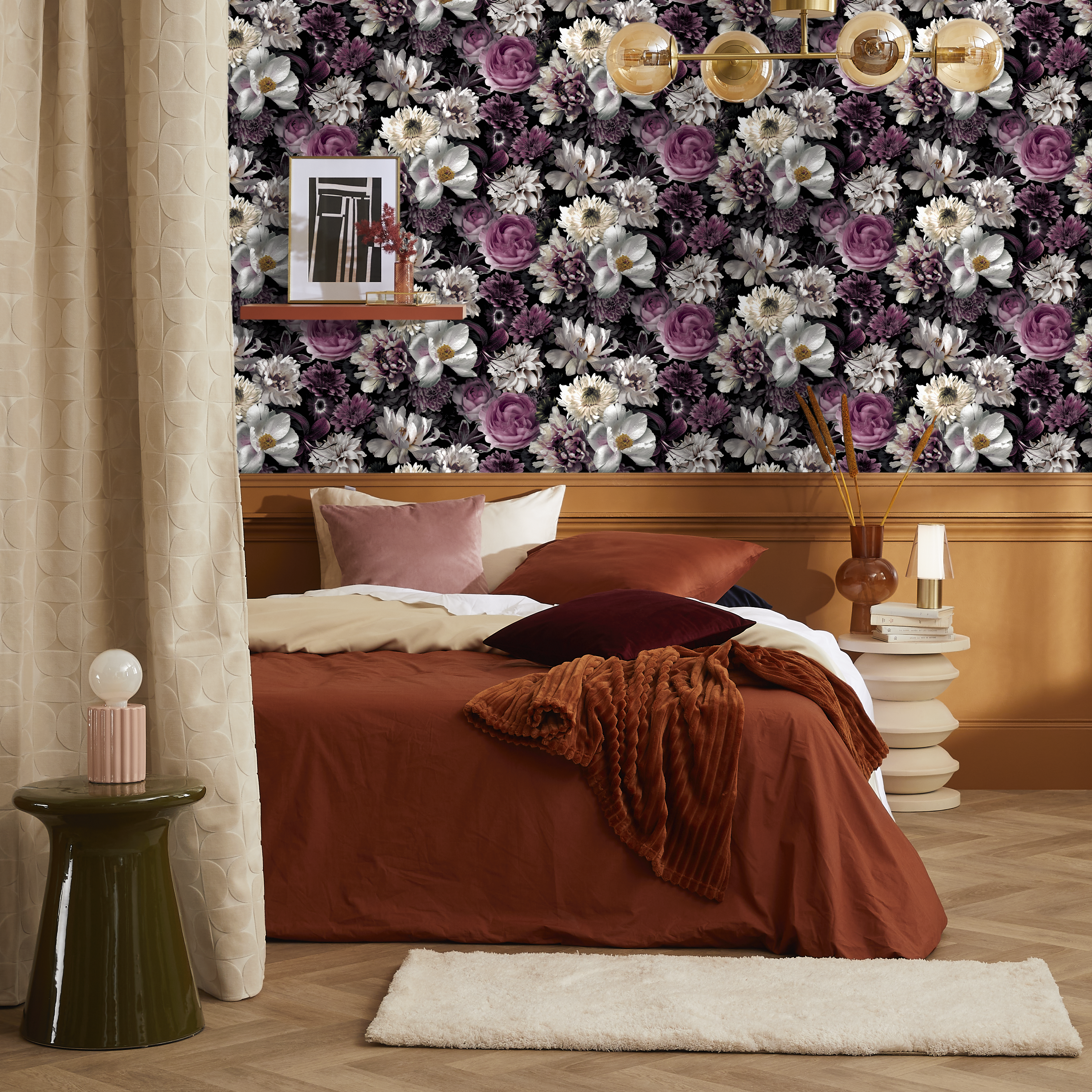 Tapeta Victorian Kwiaty winylowa na flizelinie Inspire - 2