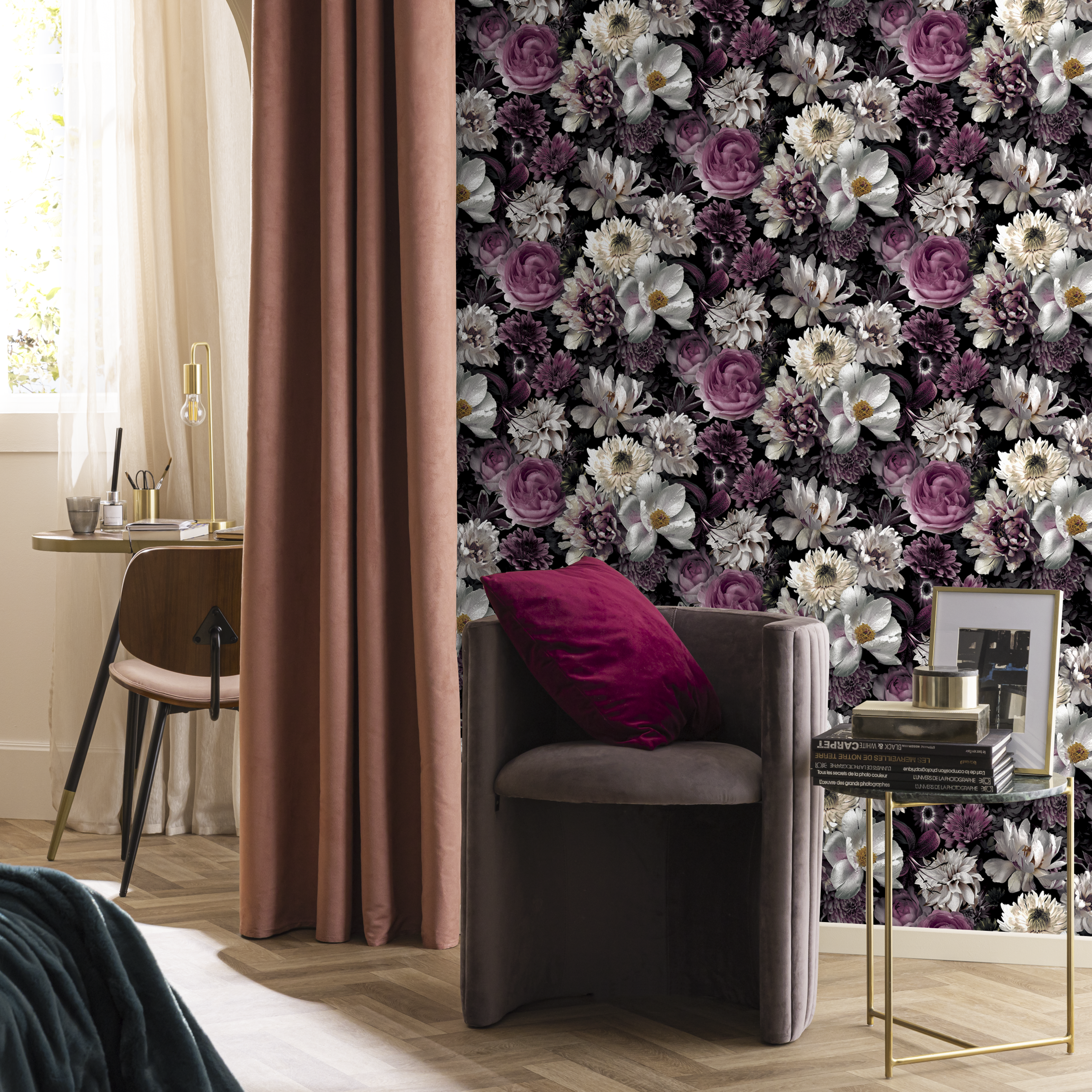 Tapeta Victorian Kwiaty winylowa na flizelinie Inspire - 3