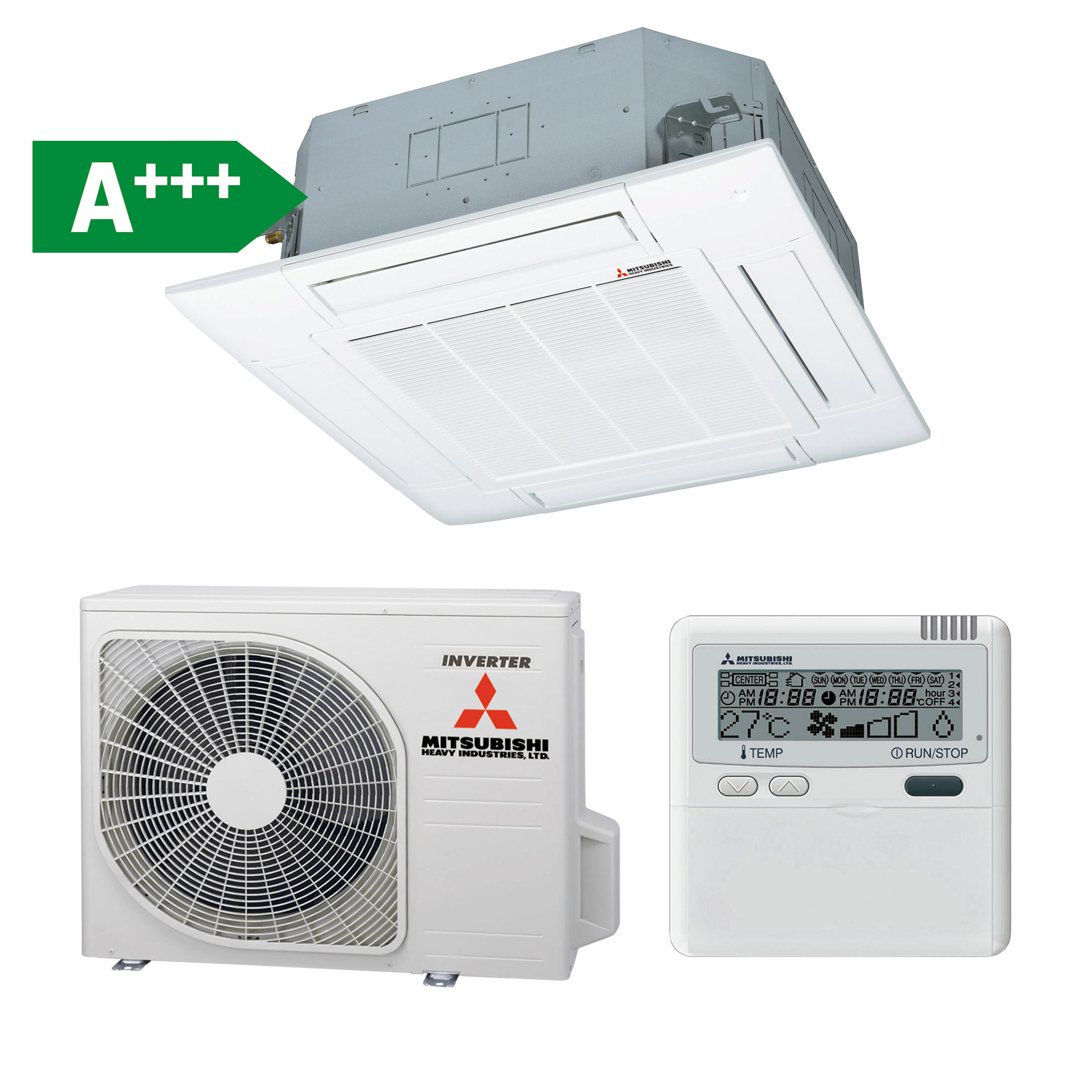 Aire acondicionado cassette mitsubishi fdt60vgnx a+++ 6000 fg