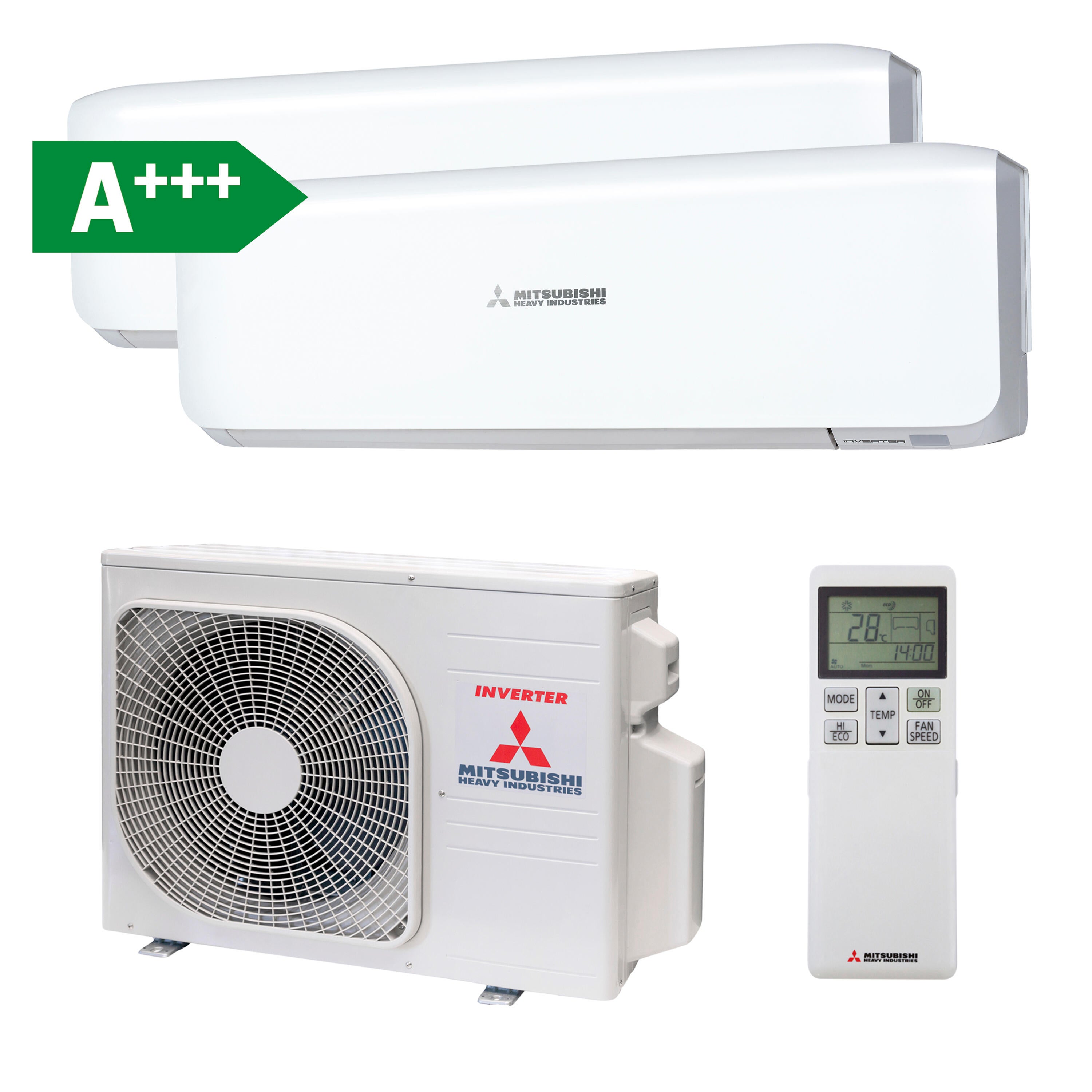 Ar condicionado fixo (2X1) WIFI 5000+9000 btu Mitsubishi Premium - 5