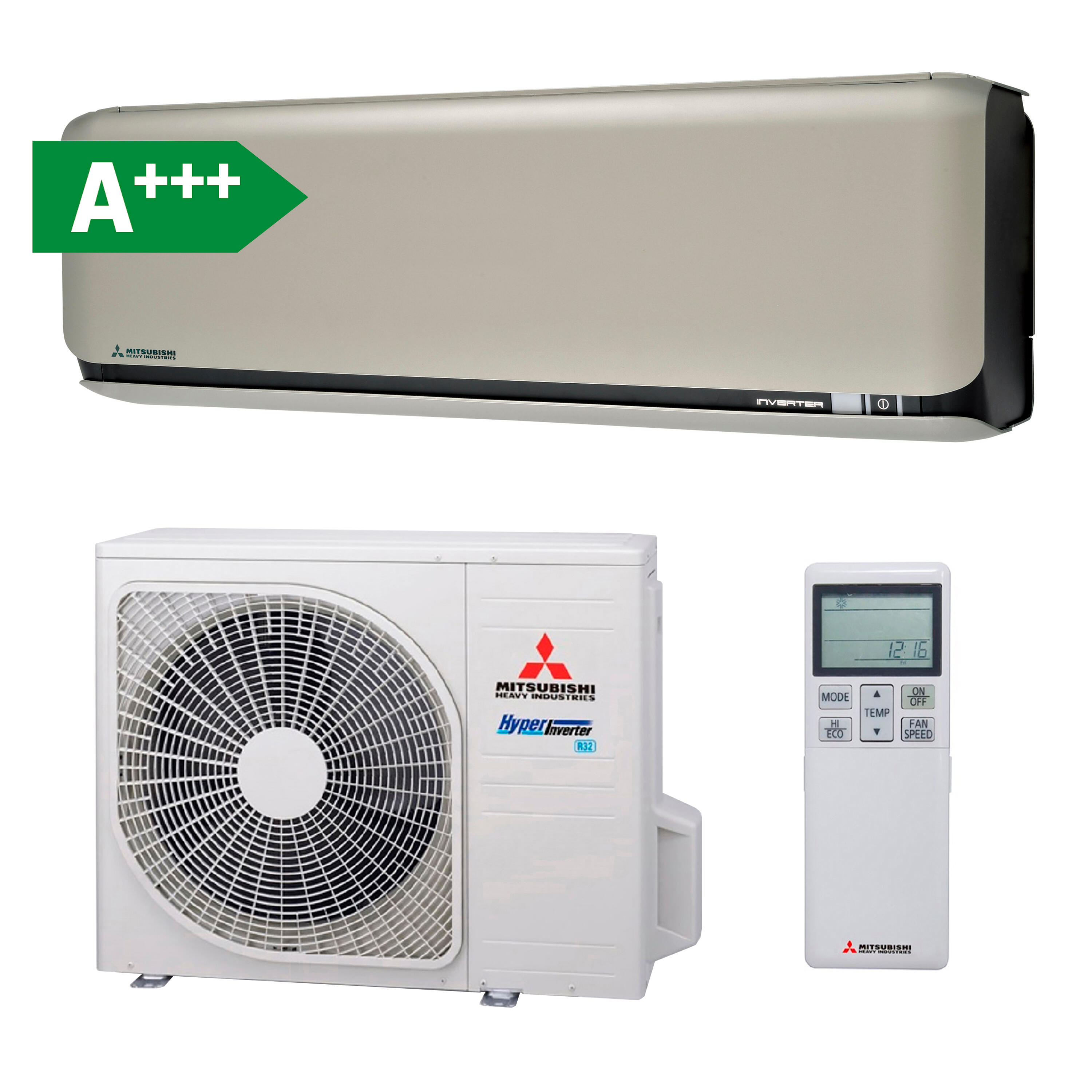 Aire acondicionado 1x1 mitsubishi diamond 20zsx-wft a+++ 1720 fg titanio wifi