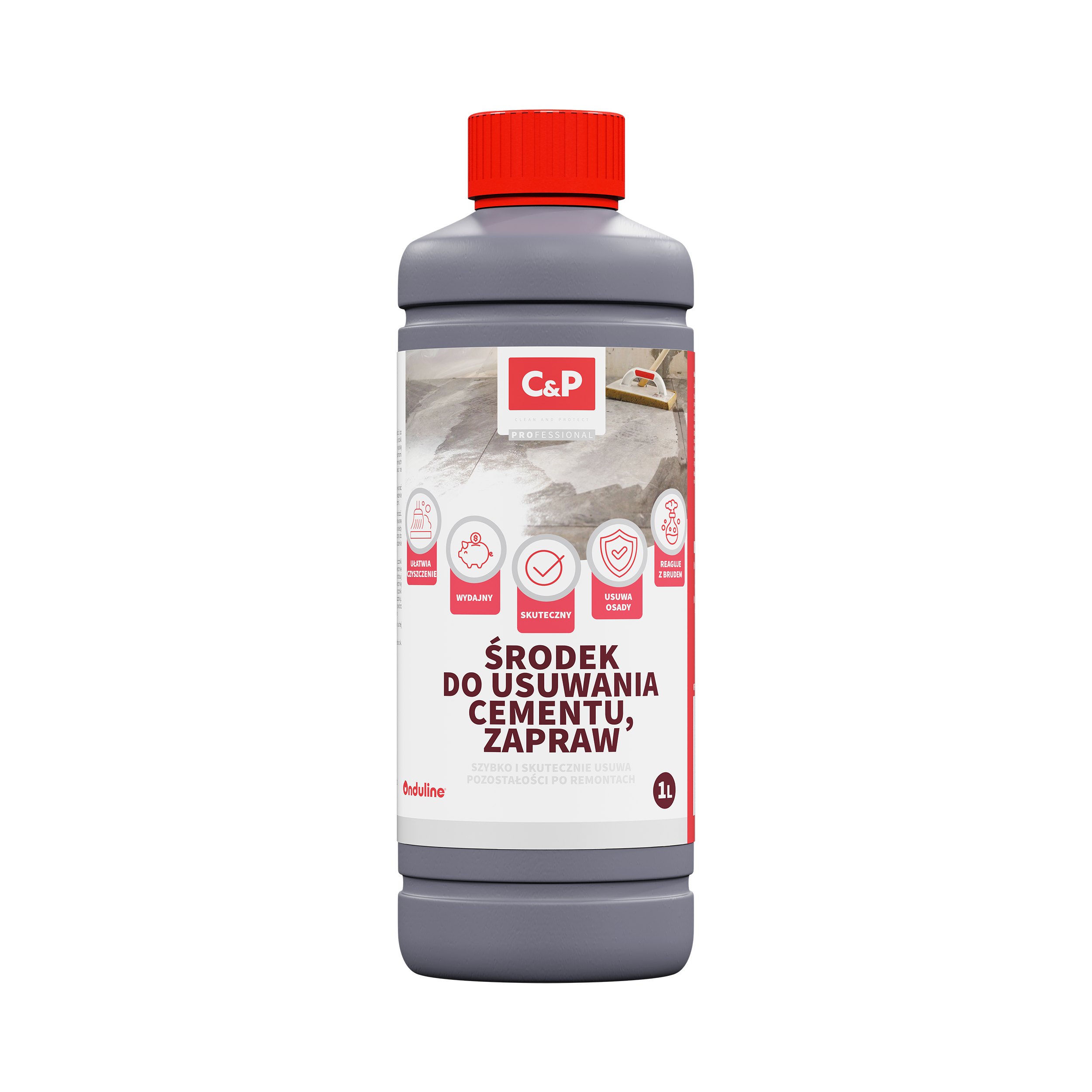 Środek do usuwania cementu z kamienia C&amp;P 1 litr