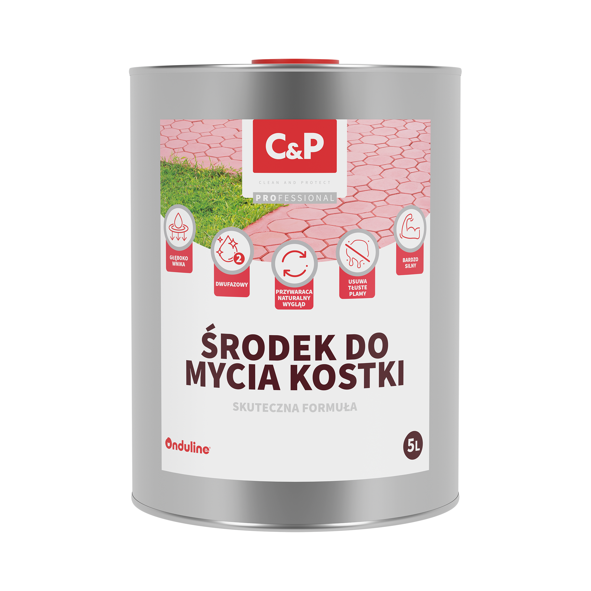 Środek do mycia kostki brukowej i betonu C&amp;P 5 litrów