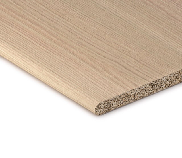 Encimera de cocina laminada Basic roble bello mate 180x63 cm espesor 28mm