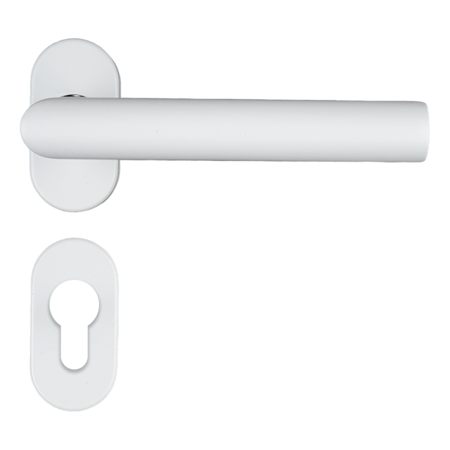 Poignée de porte sur rosace BRUNELLA