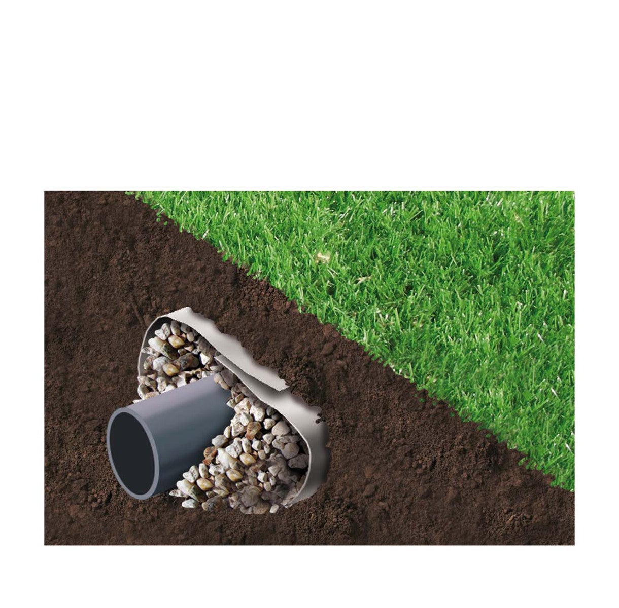 Rete per ponteggi ONDULINE Ondutex TNT 10 x 1 m 100 g/m² in polipropilene bianco - 7