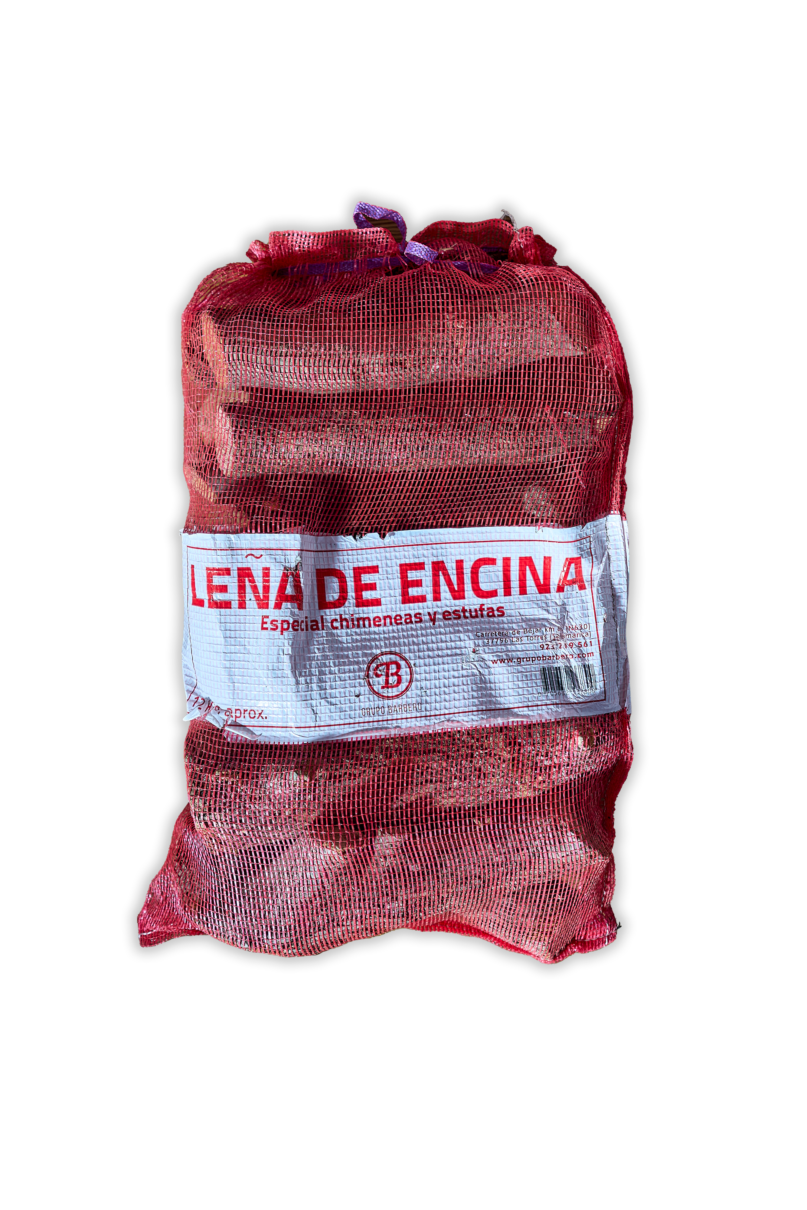 Saco de leña de encina de 12 kg