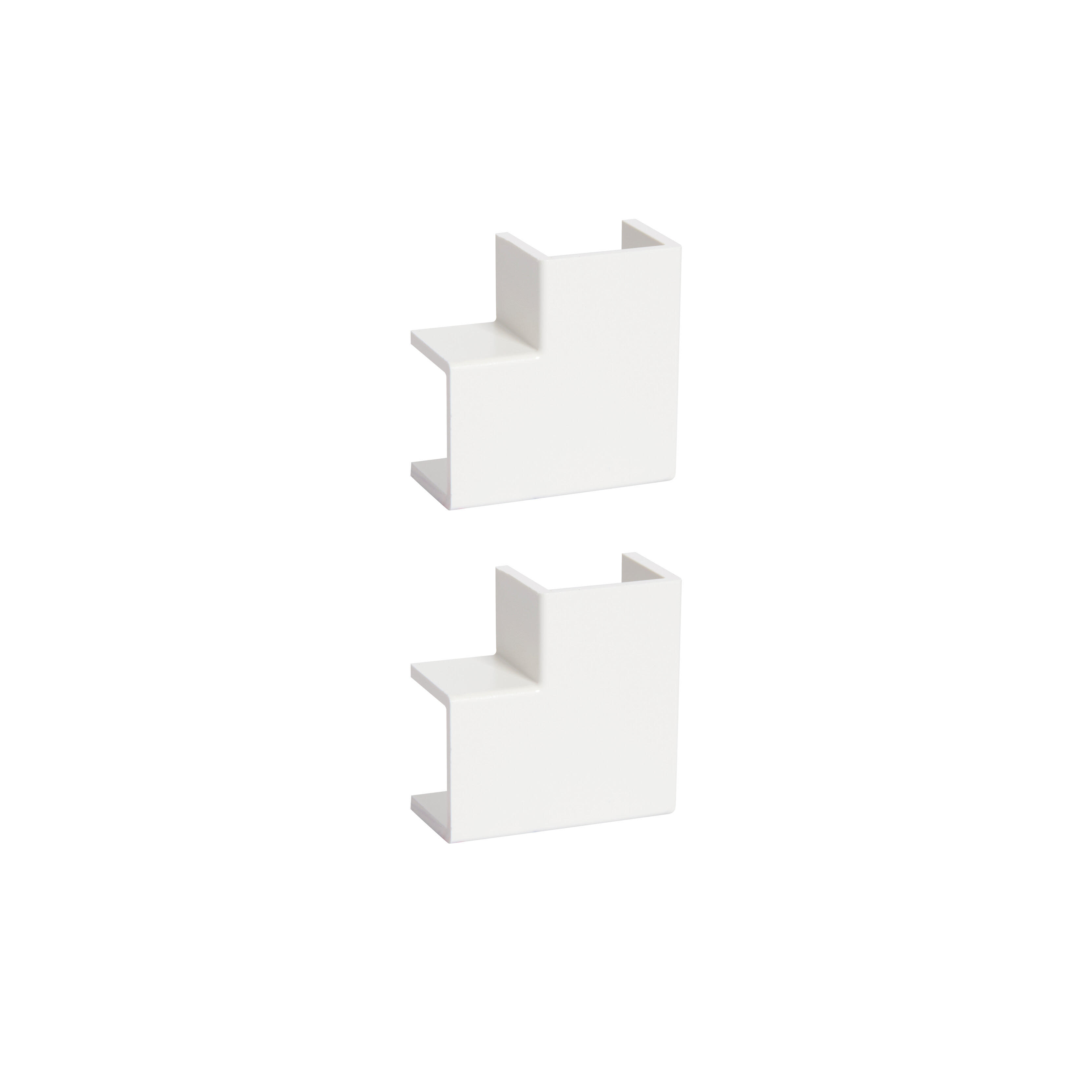2 Angles Plats Ibocco 08842 Pour Goulotte 34x16 - Neuf Sous Emballage