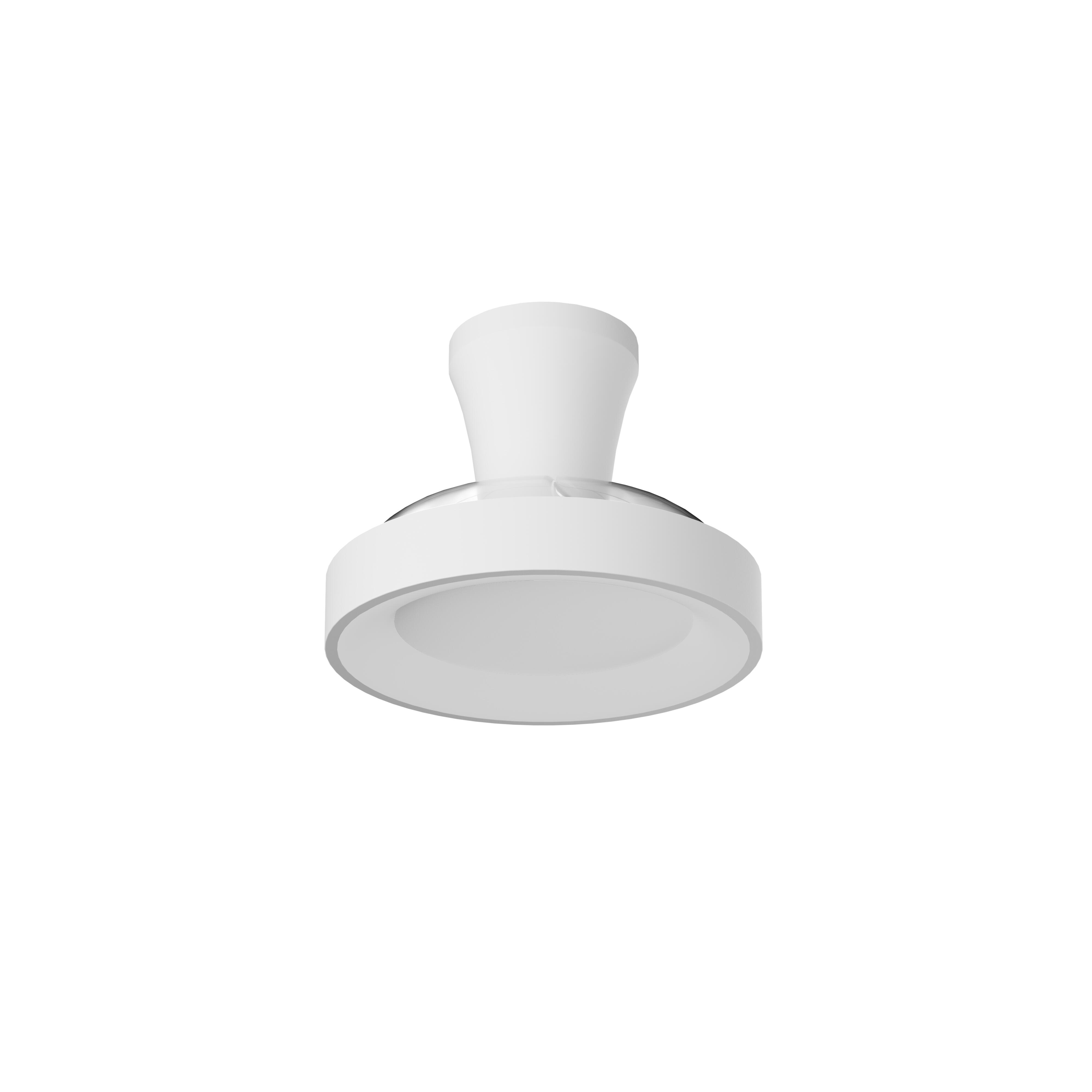 Ventilador de techo con luz silencioso DC 25W con mando ø71 cm Niseko MANTRA blanco luz CCT 3 aspas retráctiles tipo lámpara| 6 velocidades| modo verano/invierno| recomendado para <13m² - 3