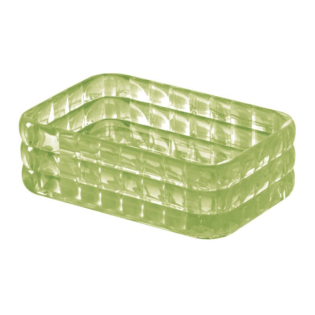 Jabonera Glady 12,3x2,5x8 cm verde ácido