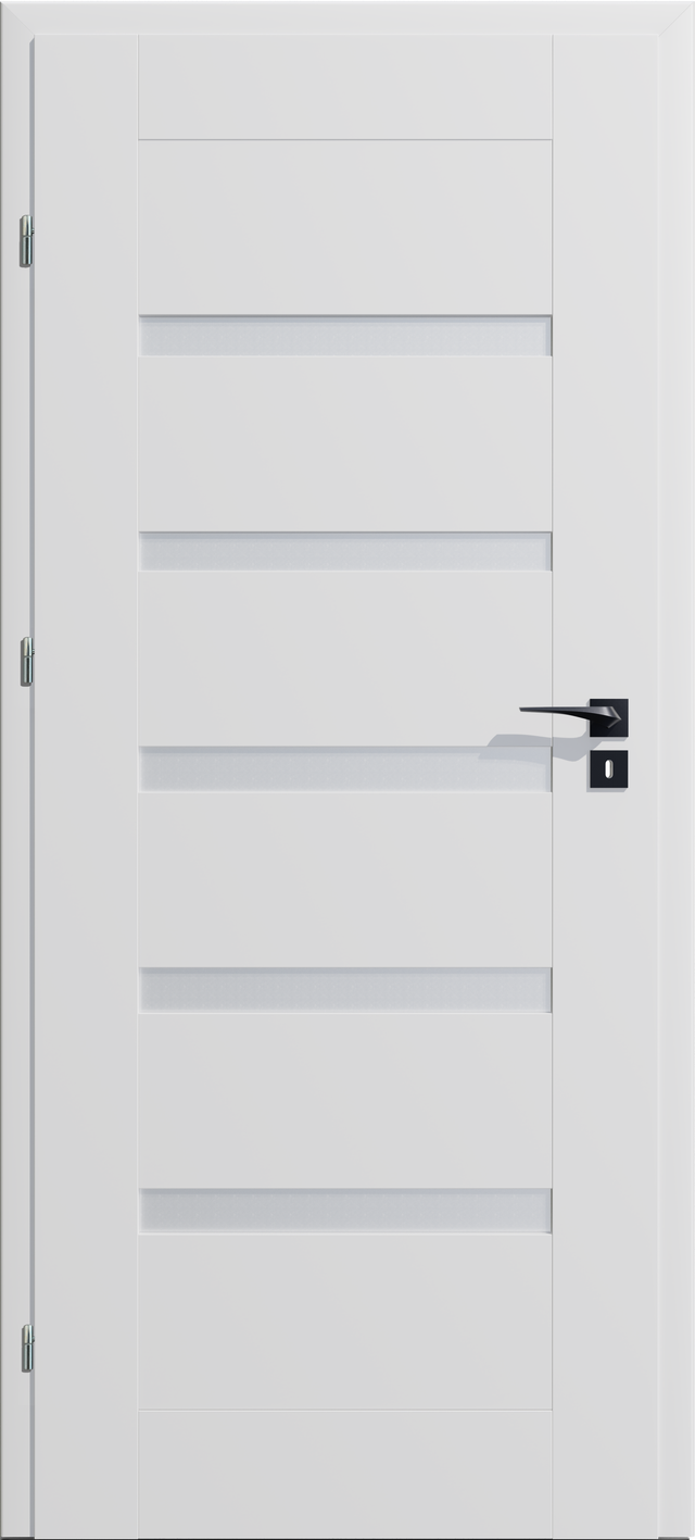 Drzwi wewnętrzne pokojowe Etna Białe 80 Lewe ARTENS