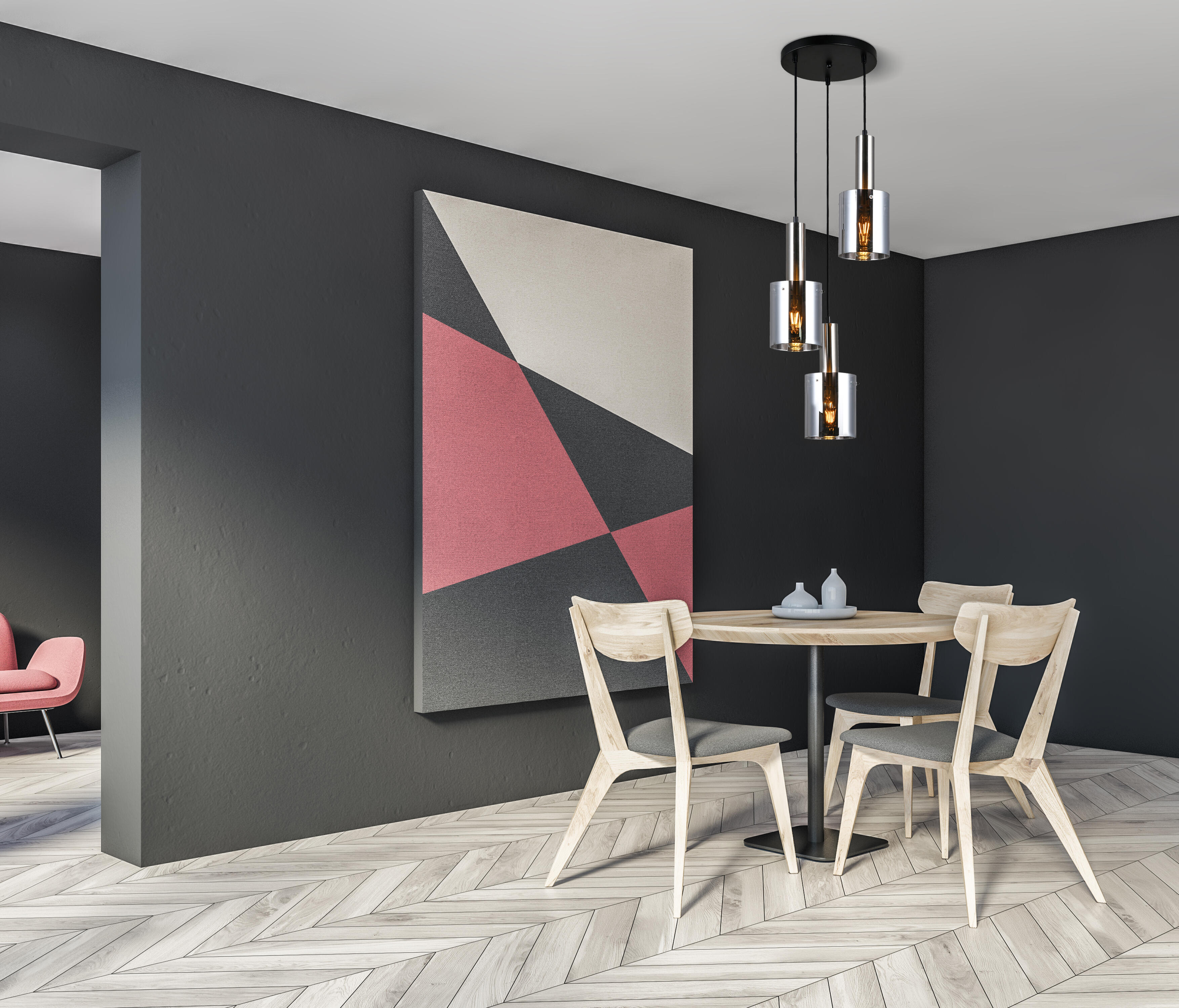 Lampa wisząca Sardo nikiel 3 x E27 Italux - 2