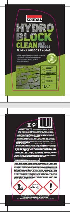 Tratamento de musgo Soudal Hydroblock Clean 1L - 2