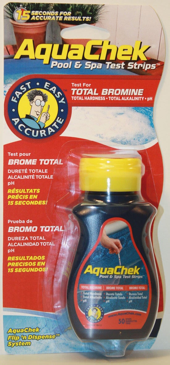 Languettes d'analyse piscine Aquacheck, Analyse du taux de brome - 2