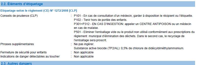 Nettoyant désinfectant multi-usages SANYTOL, 0,75L - 7