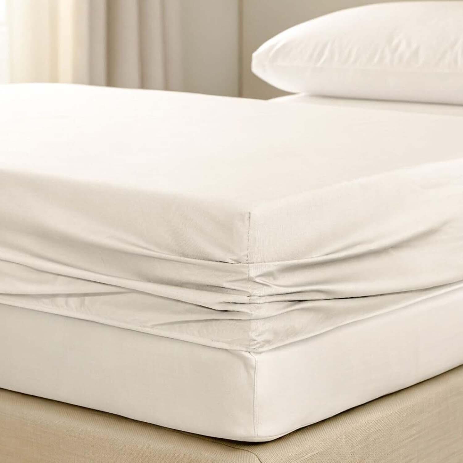 Protector de colchón impermeable  algodón Jersey para cama de 150 cm - 6