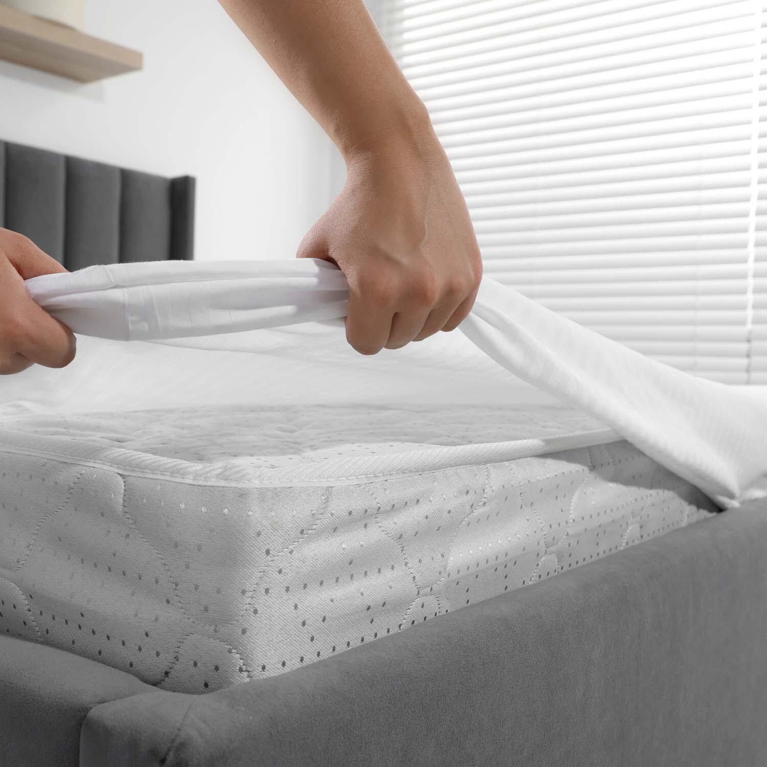 Protector de colchón impermeable  algodón Jersey para cama de 150 cm - 5