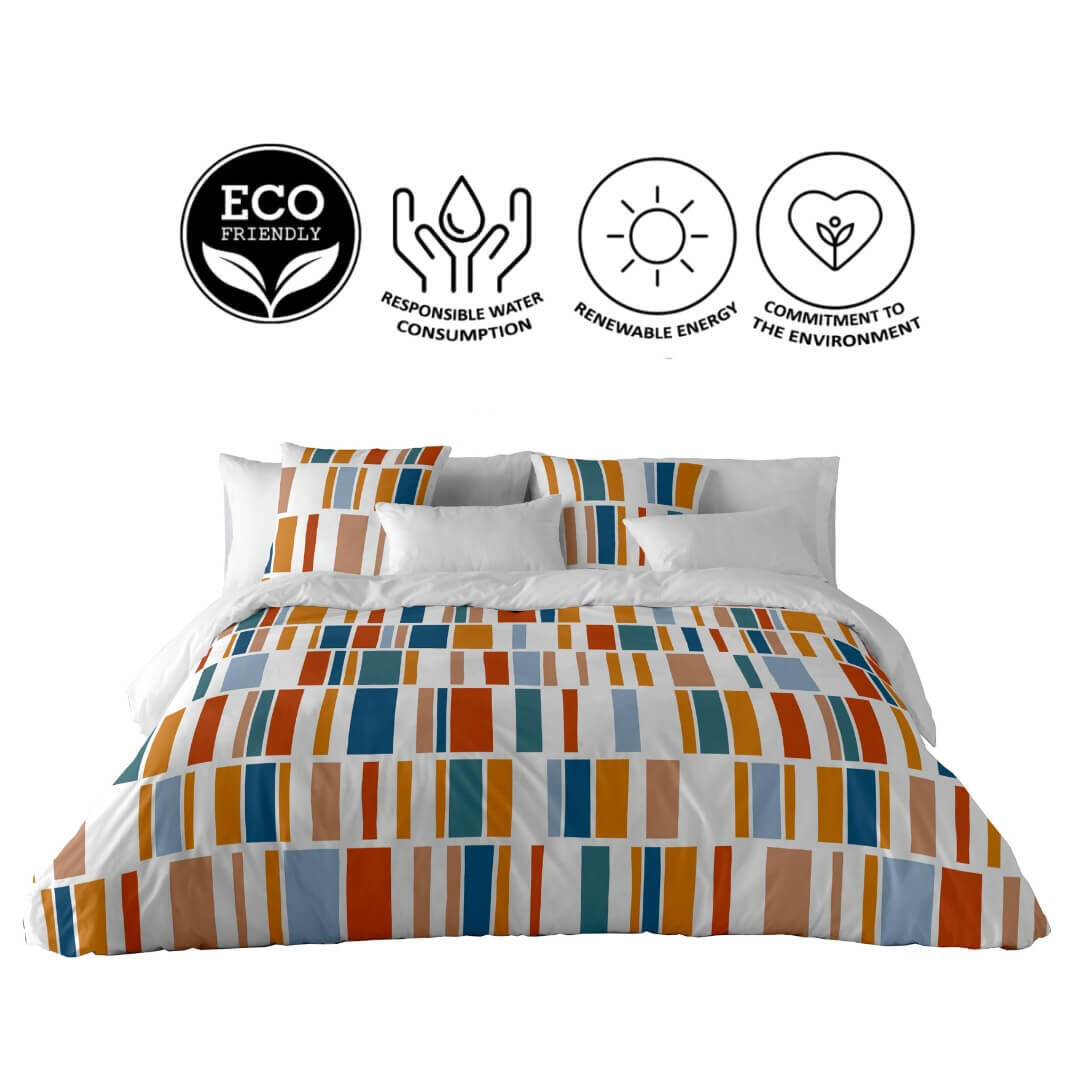 Juego de funda nórdica Rendall para cama de 150 cm - 4