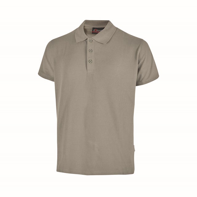 POLO MANGA CORTA GRIS TALLA XL UPOWER TONGA