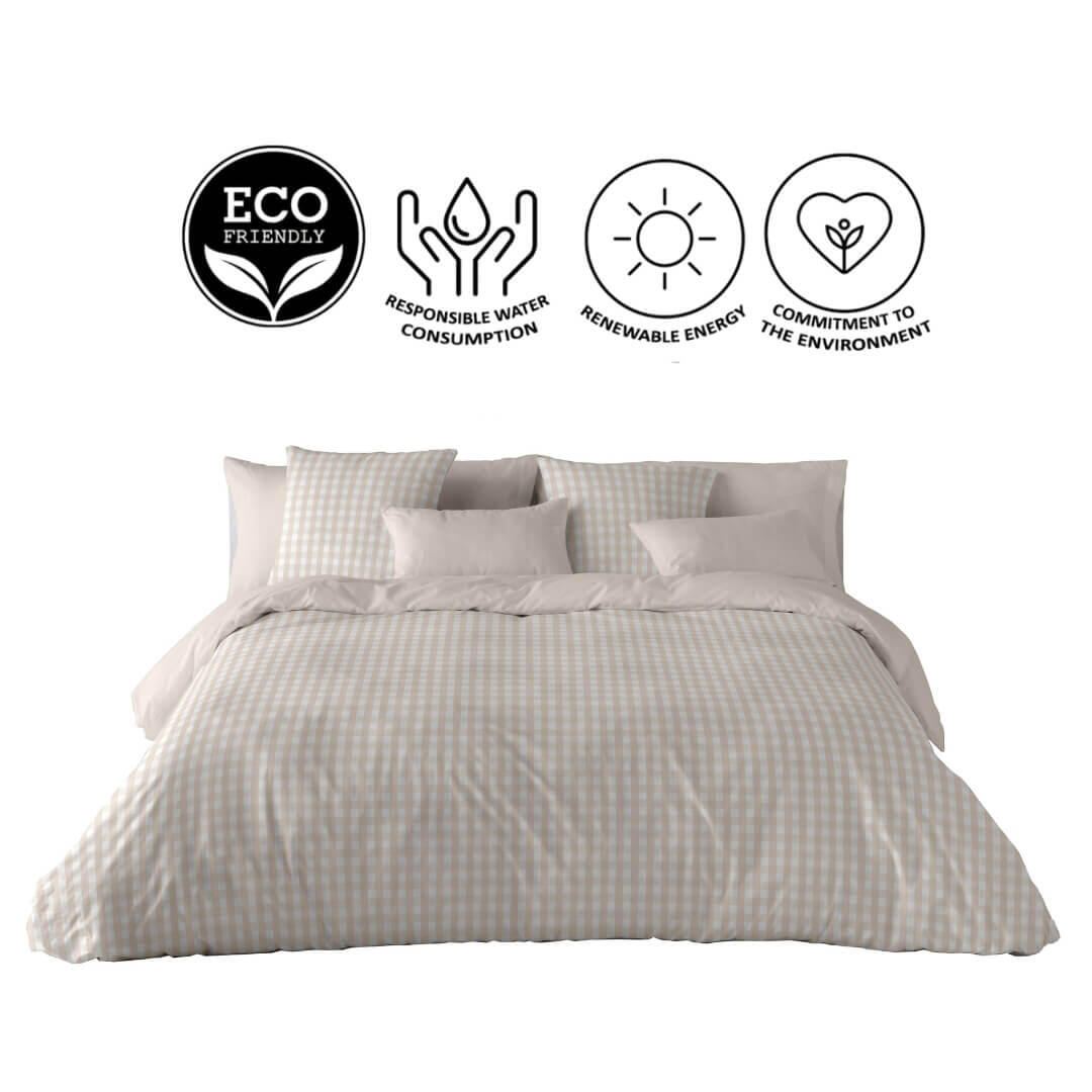 Juego de funda nórdica Oxford para cama de 135 cm - 4