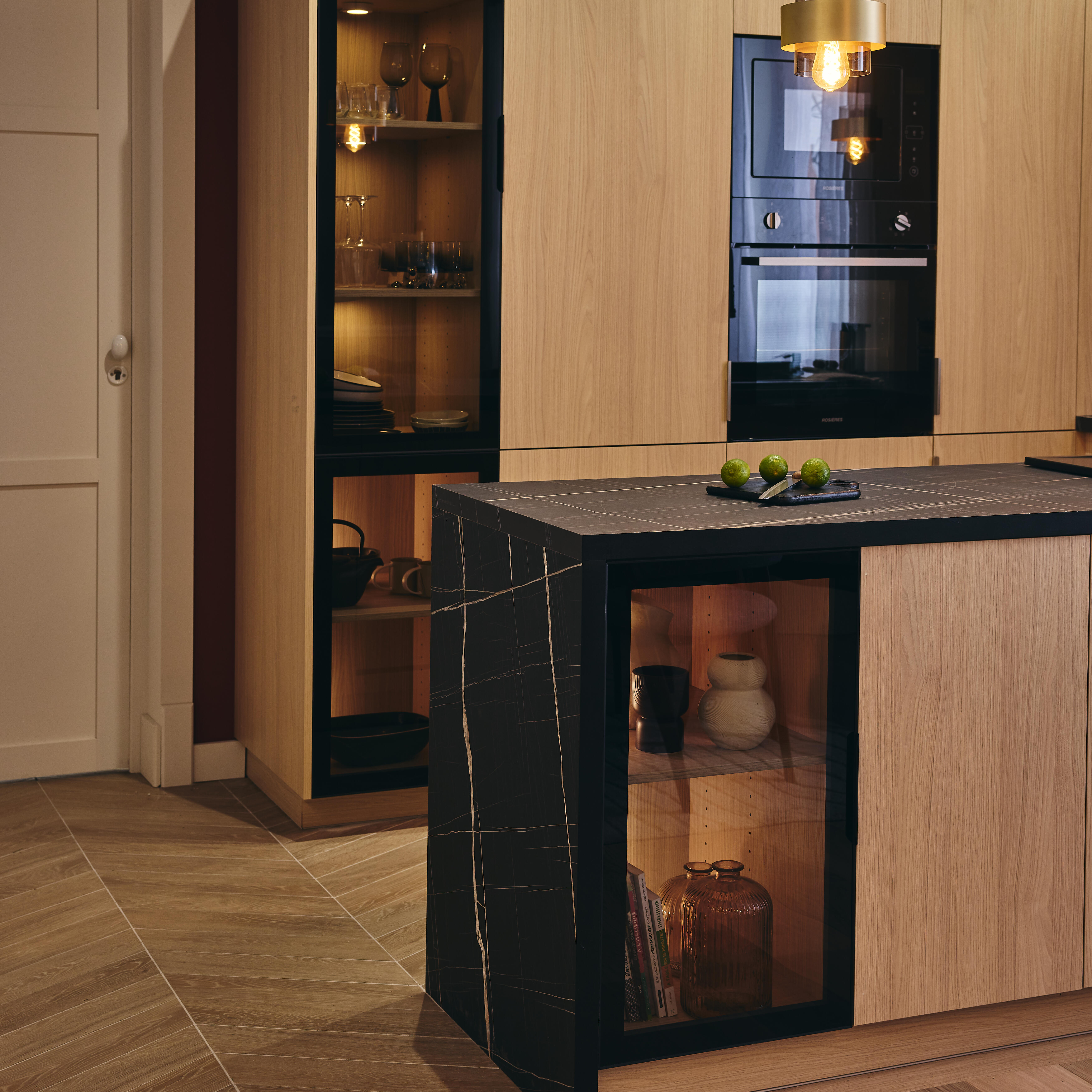 Porta de cozinha Delinia Hudson 30x77  carvalho claro - 15