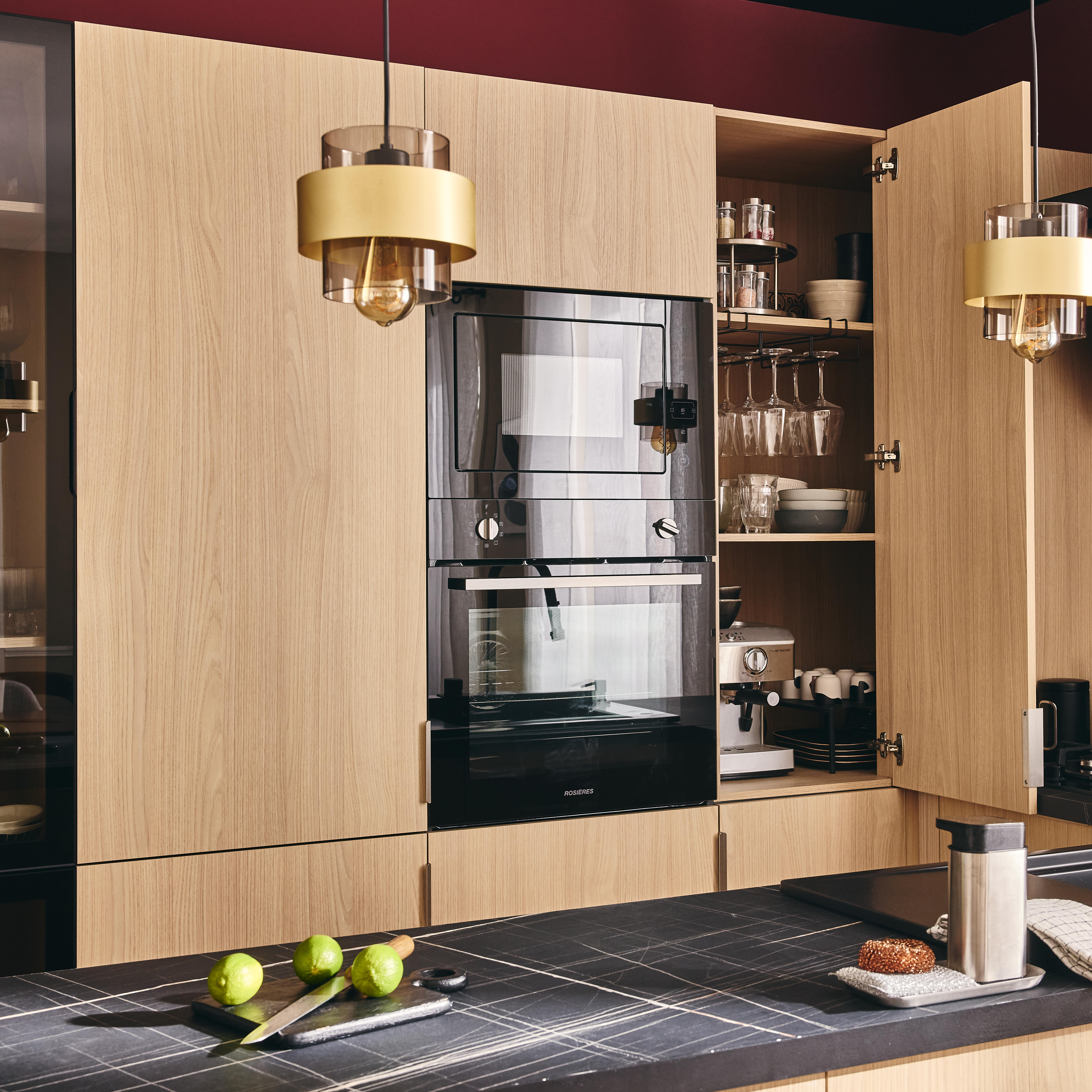 Porta de cozinha Delinia Hudson 30x77  carvalho claro - 12