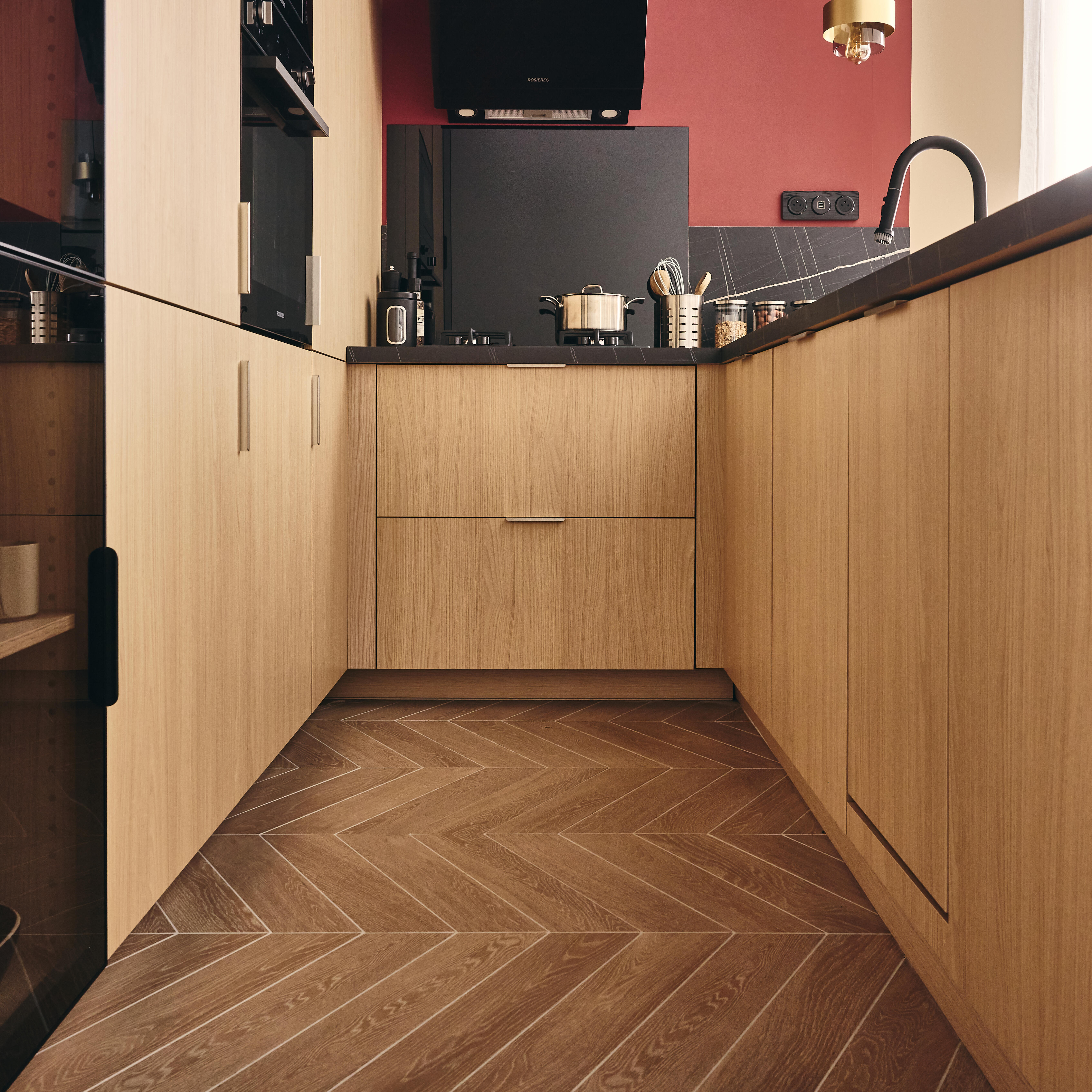 Frente de cajón de cocina Hudson roble claro H 12.8 x L 45 cm - 10