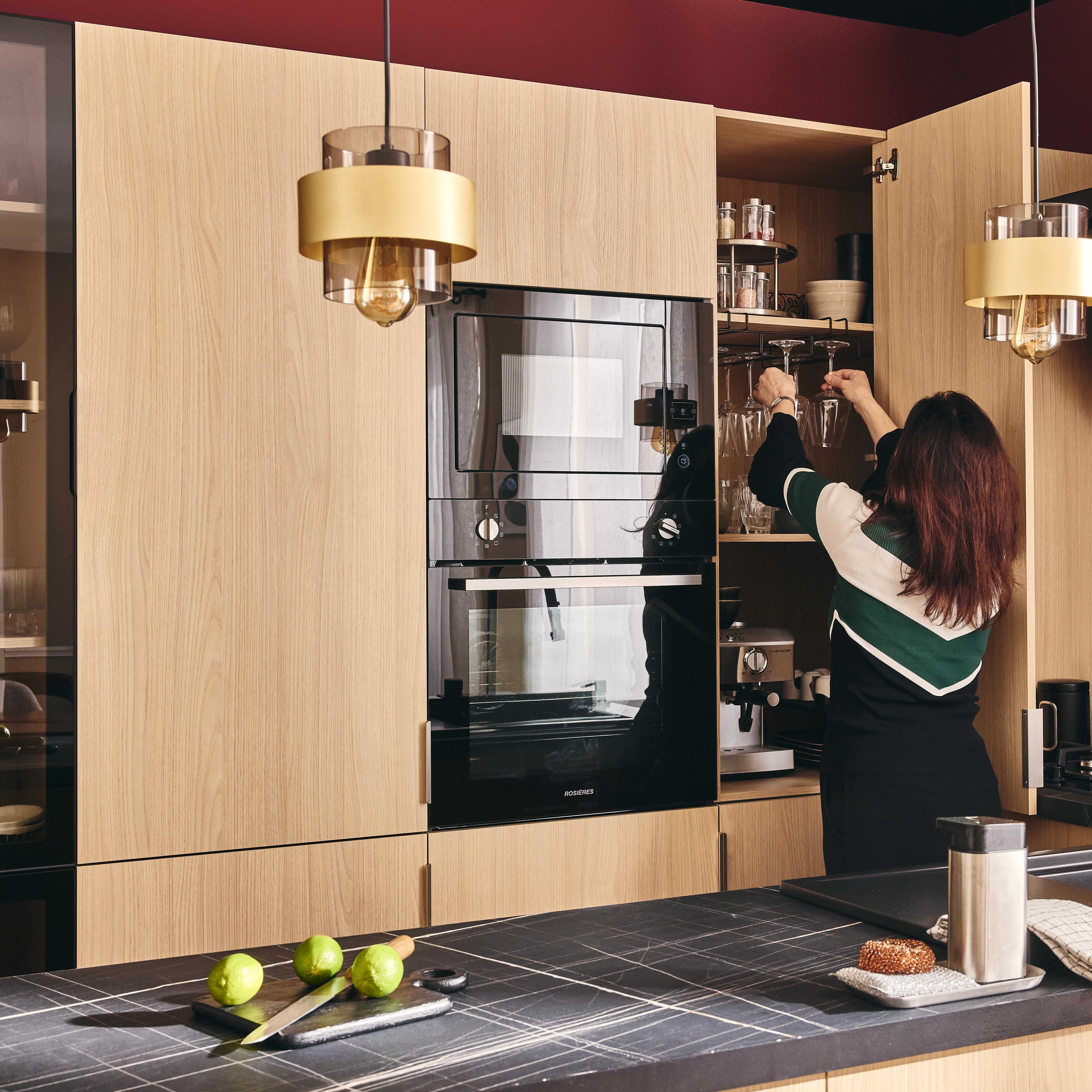 Frente de cajón de cocina Hudson roble claro H 12.8 x L 45 cm - 9