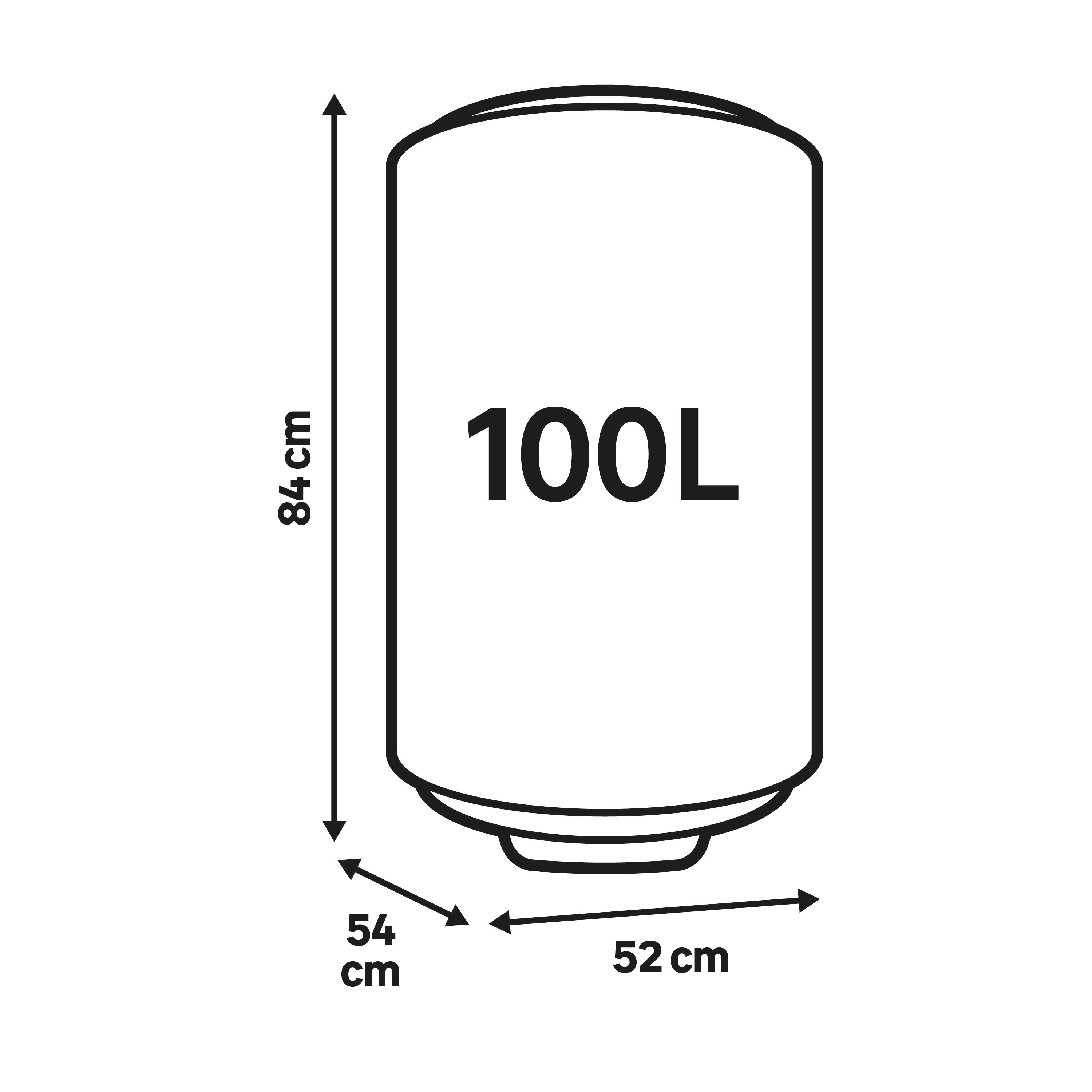 Chauffe-eau électrique 100L blindé No Name - 5