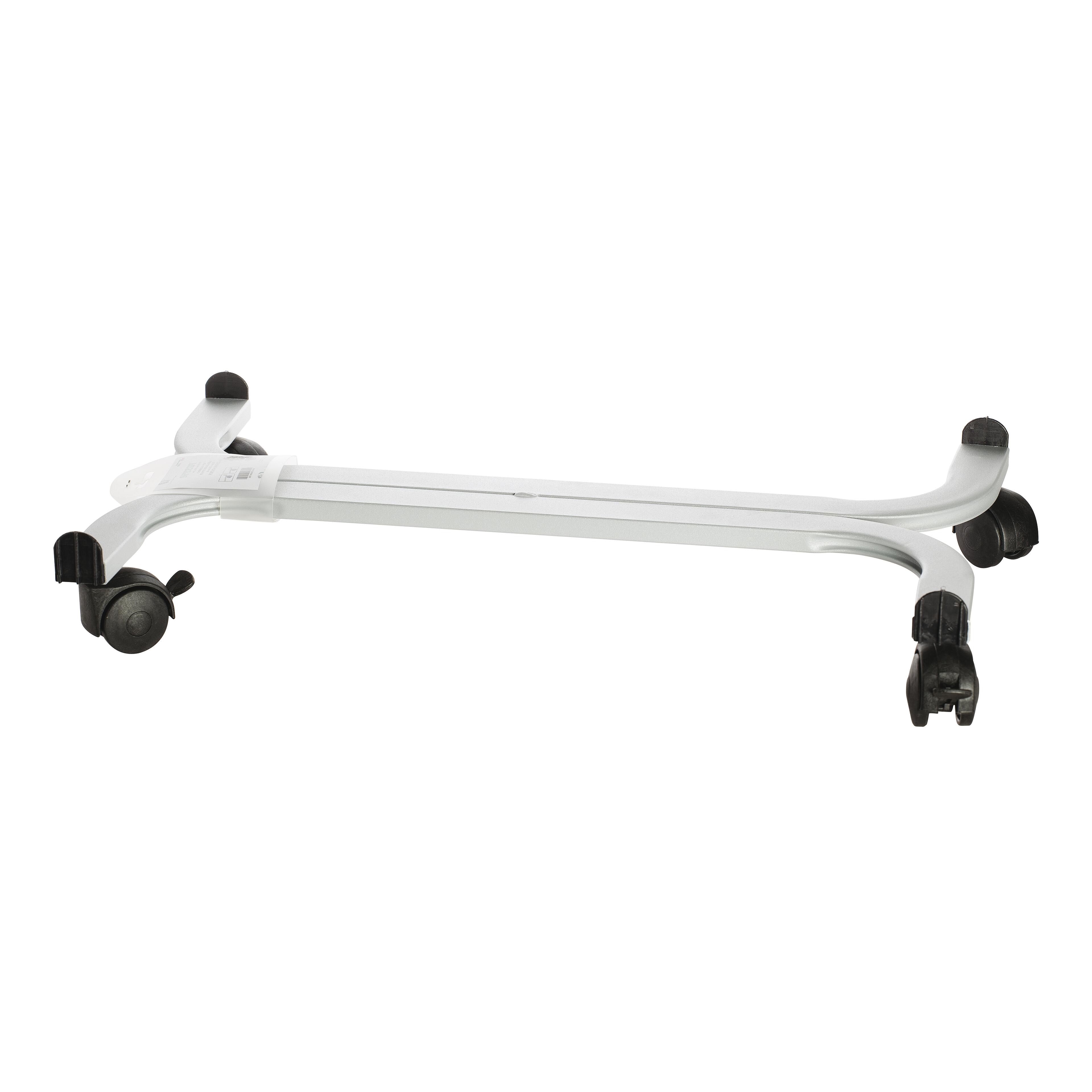 Supporto vaso nero carrello spostavasi H 6 x ø 80 cm - 2