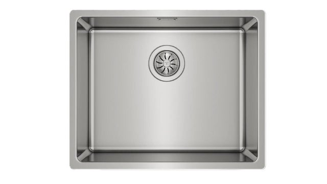 Fregadero cocina Teka RS 15 bajo encimera 1 seno con sifón 54x44 cm acero inox mueble ancho 60 cm