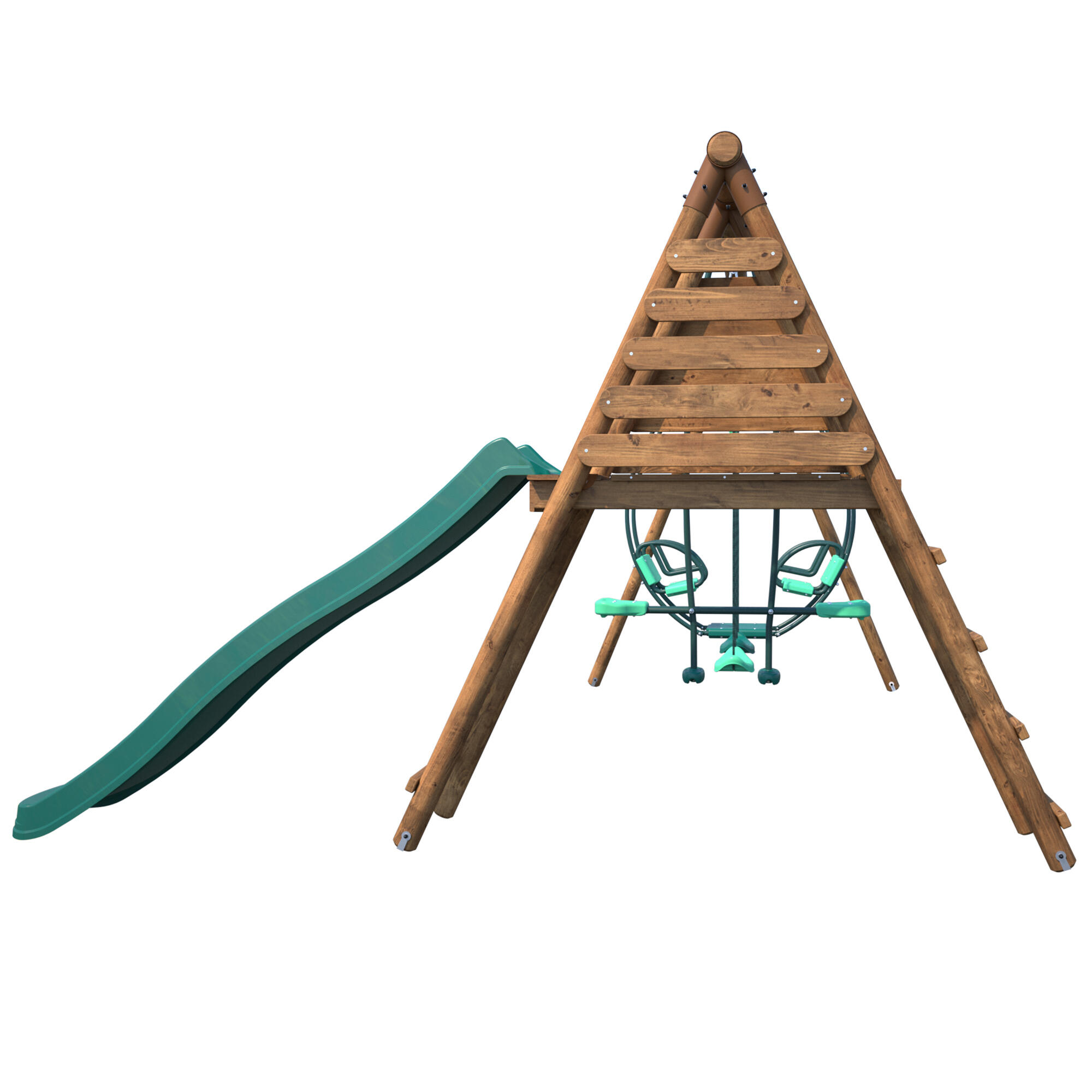 Portique balançoires et toboggan JACINTHE, SOULET, H.222 cm - 6