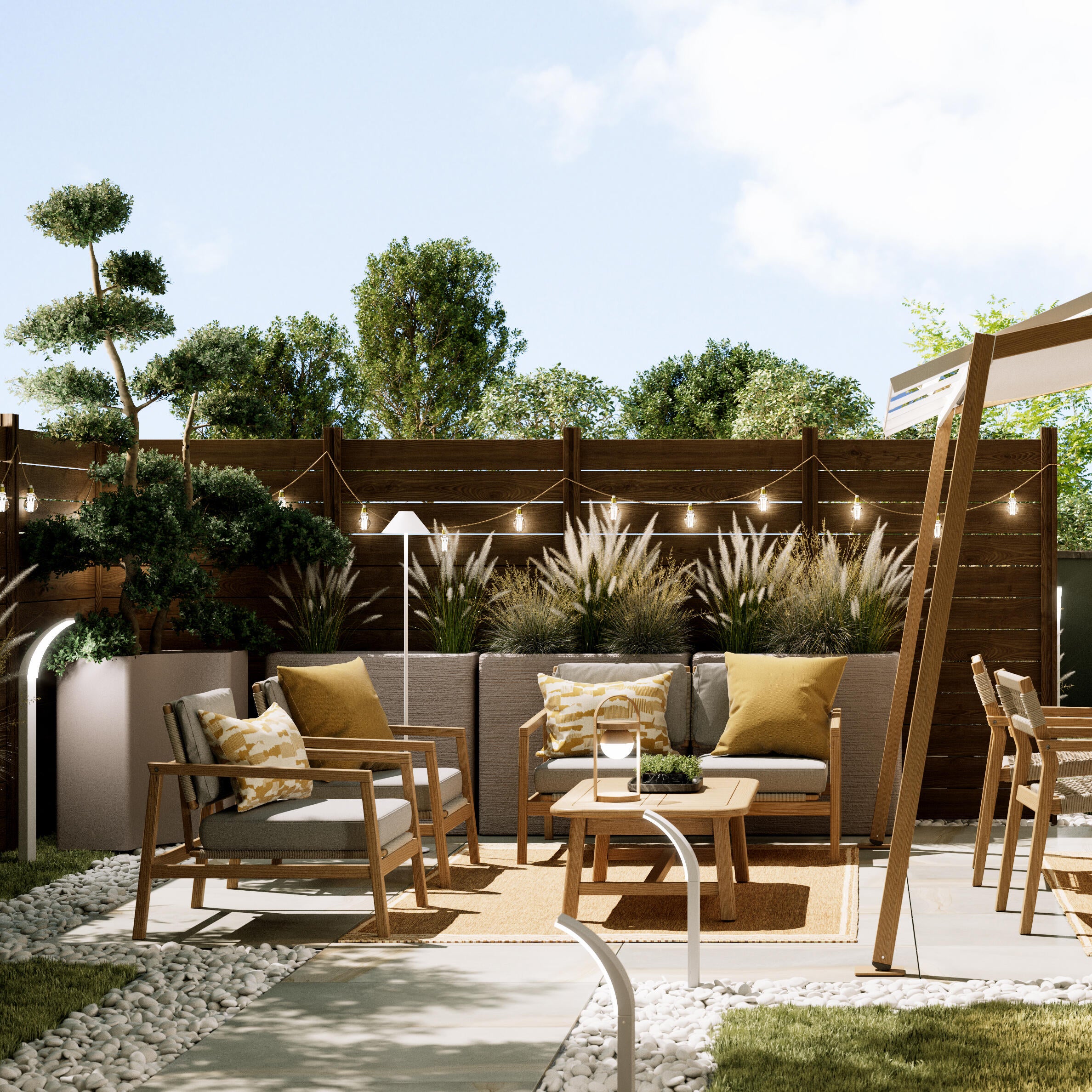 Tapete de exterior INSPIRE EMMA 160X230CM NATURAL - 17