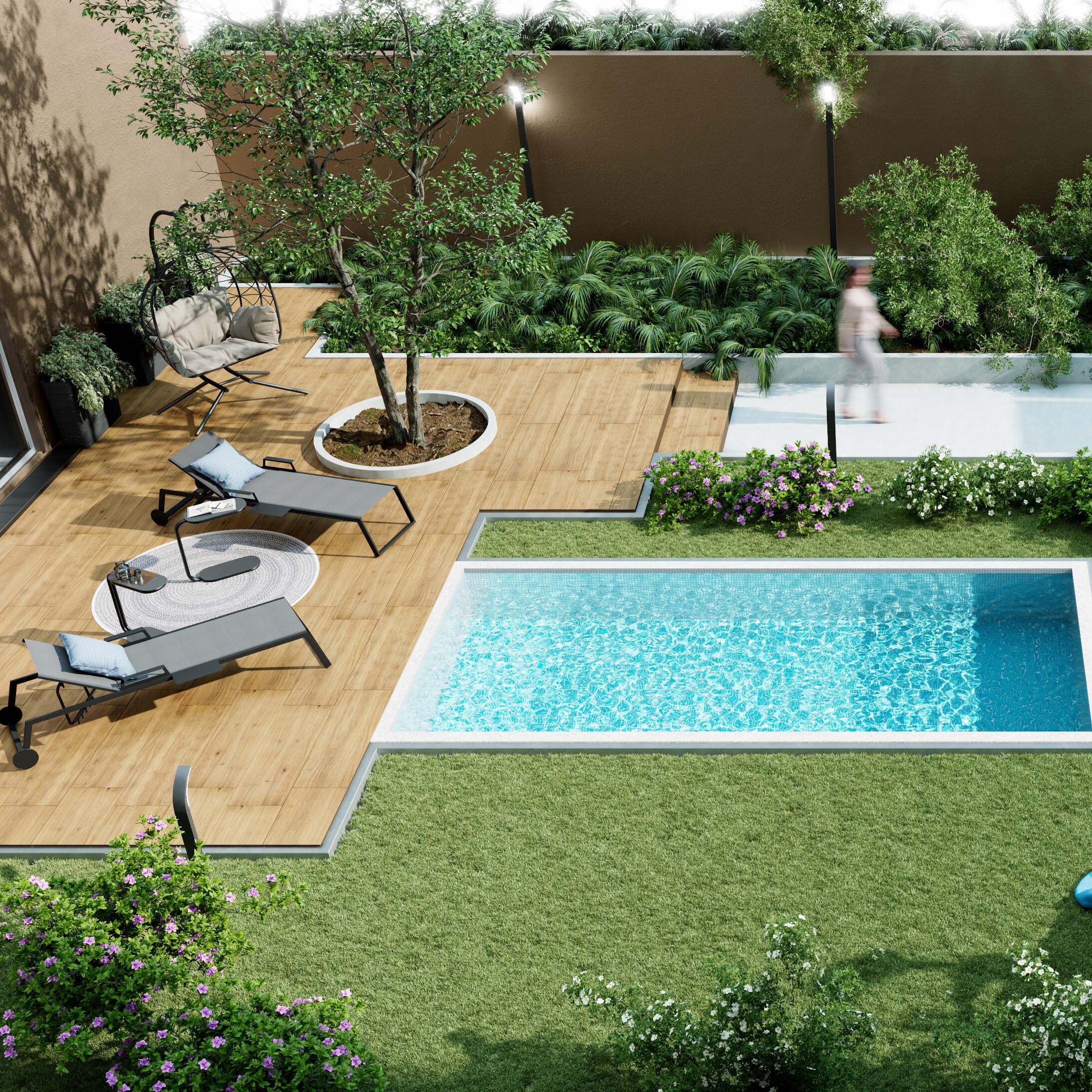 Espreguiçadeira de alumínio NATERIAL ODYSSEA II ANTRACITE - 3