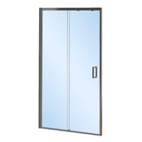 MAMPARA DE DUCHA FRONTAL CORREDERA DENVER PRO 80CM CROMO - 2