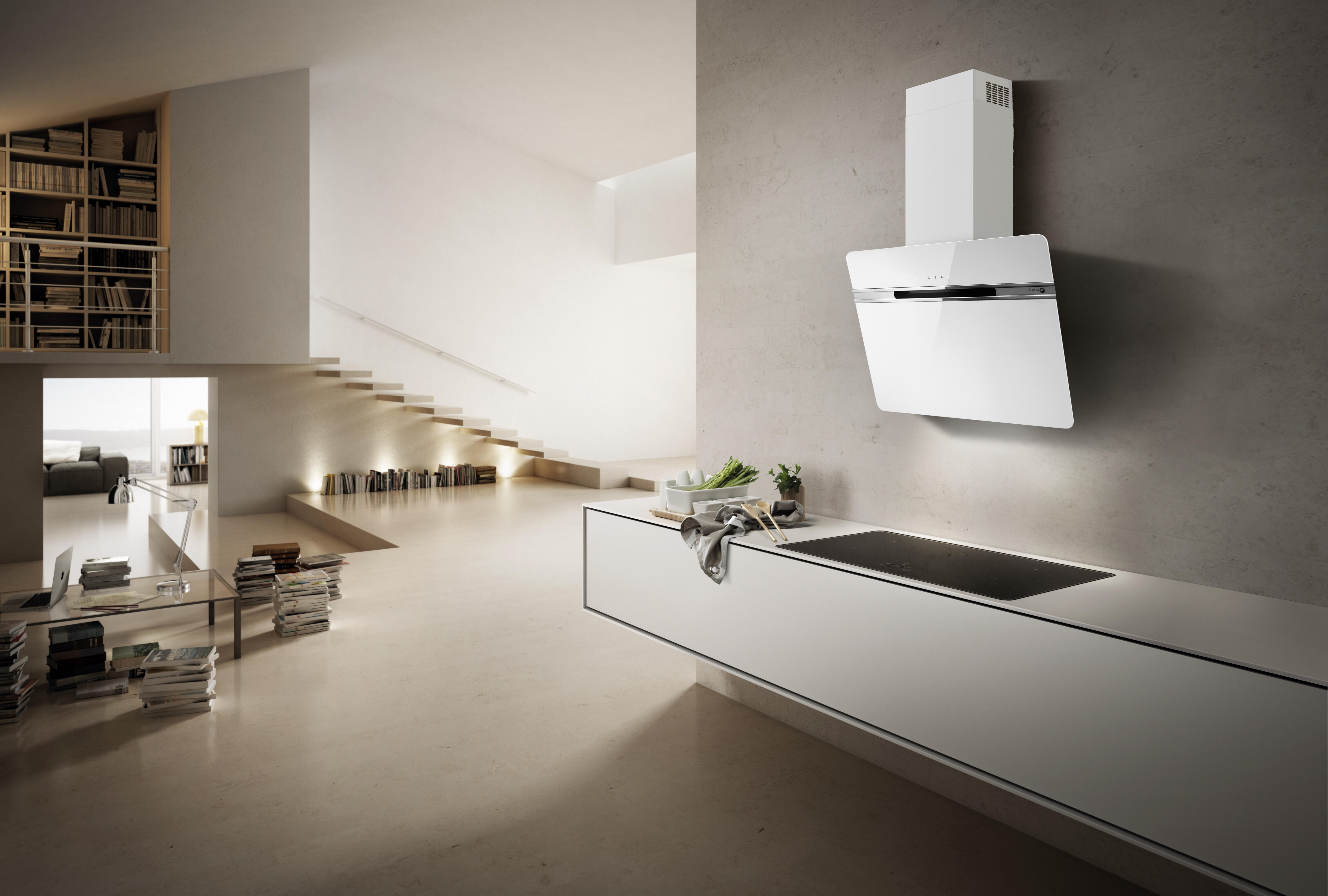 Campana decorativa TURBOAIR THUNDER con 4 velocidades 60 cm 603 m/h blanco clase B - 4