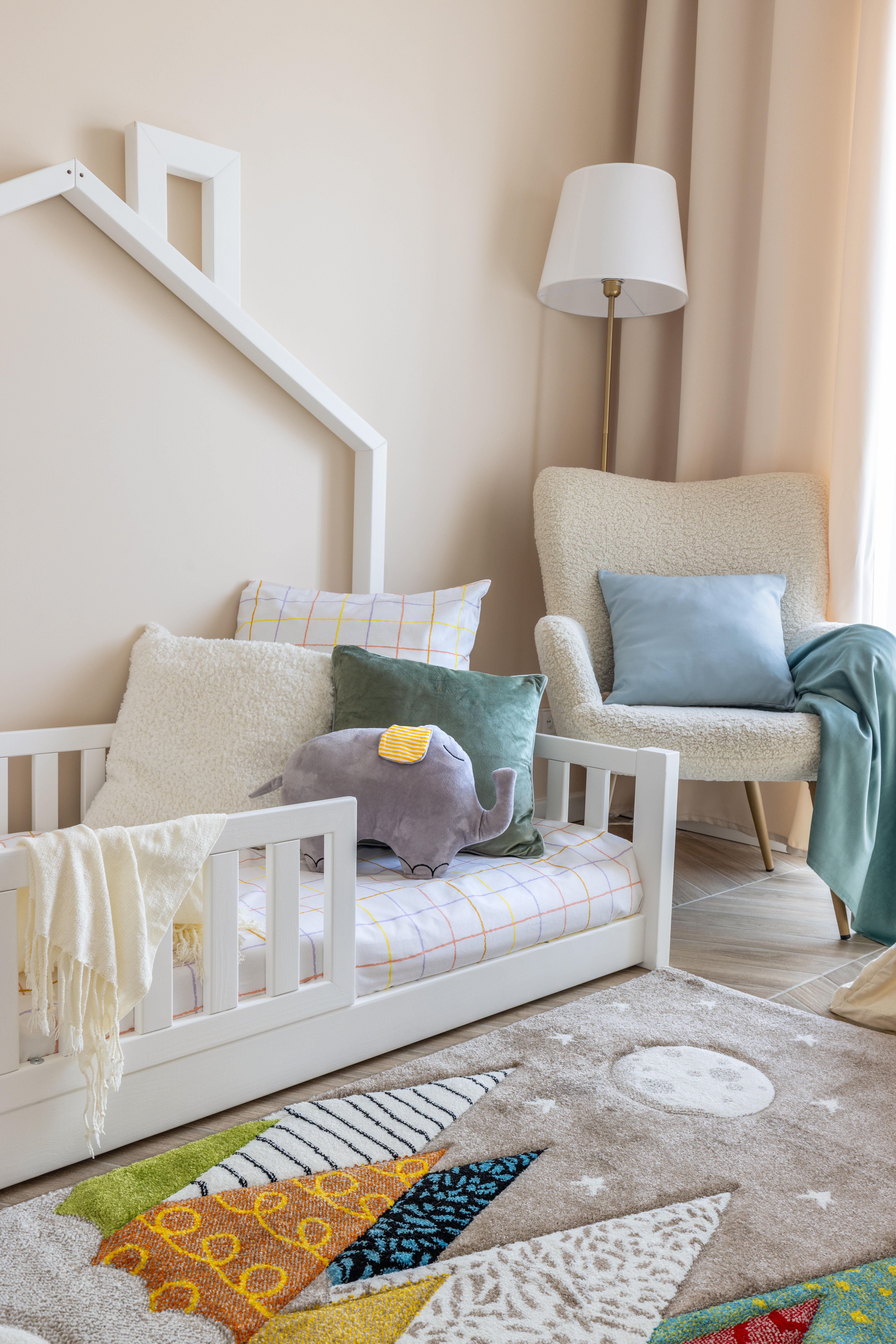 Poduszka welwetowa Gaja oliwka 45 x 45 cm - 7