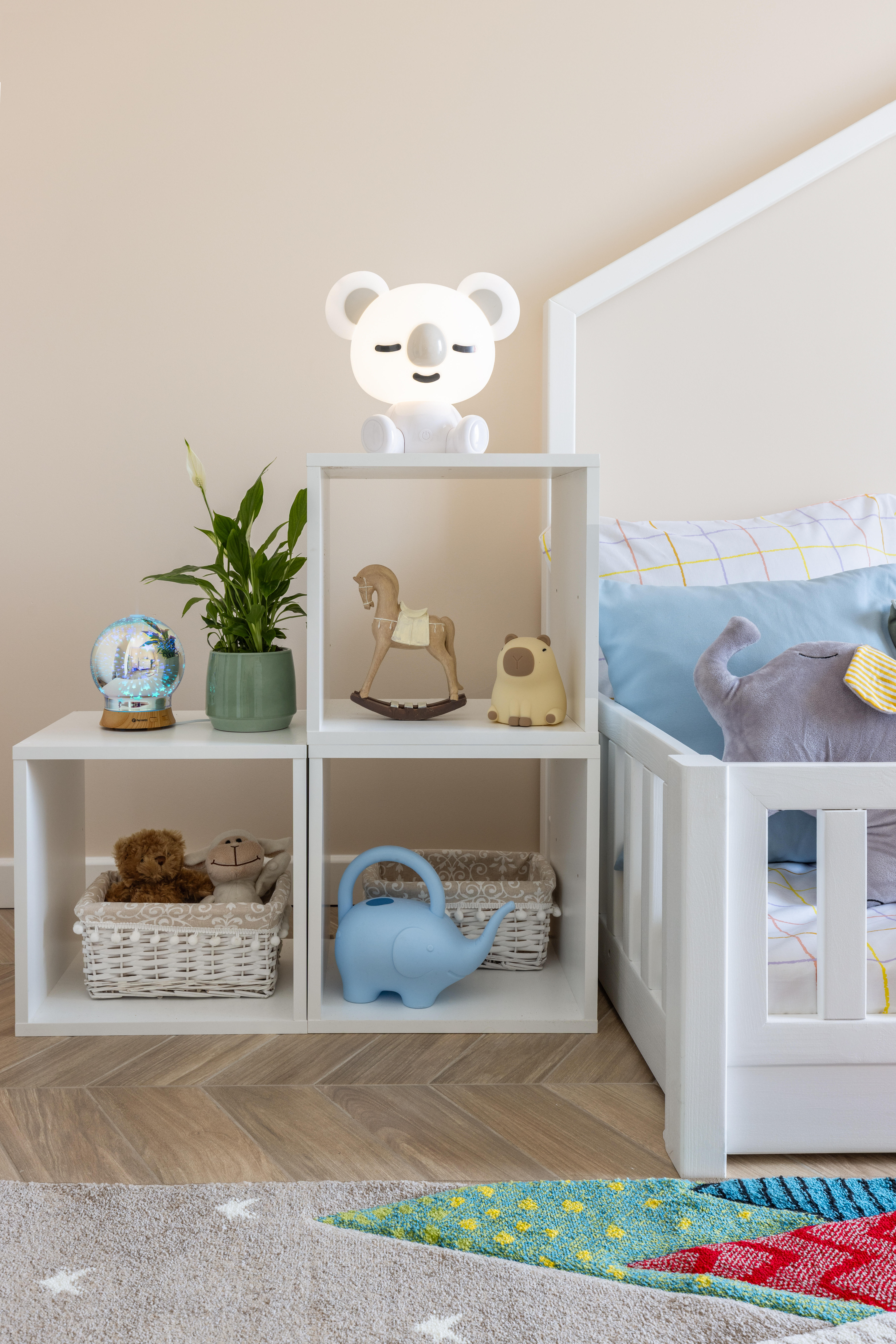 Lampa stołowa Kapibara brąz USB LES Sanico - 3